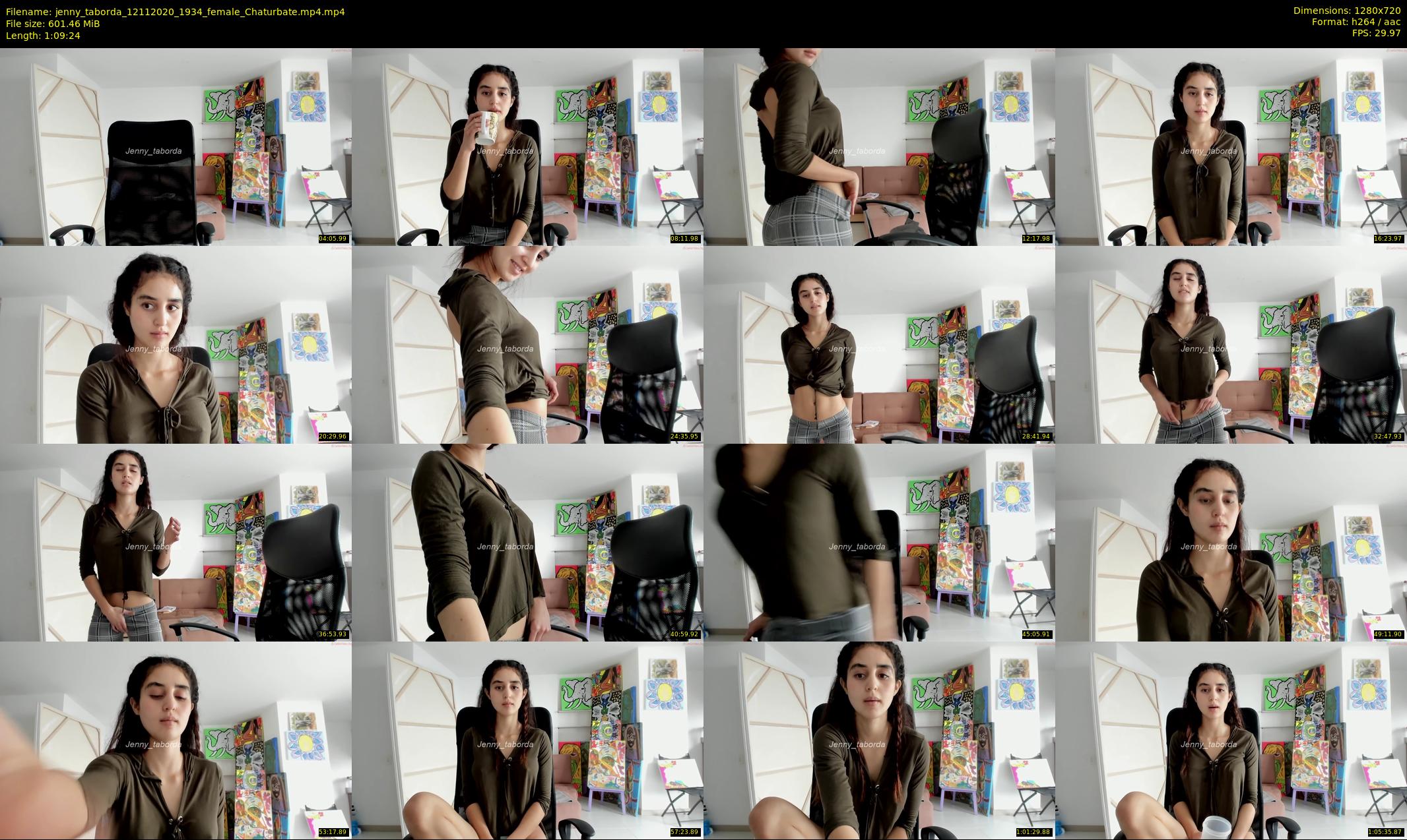 jenny_taborda — 70 minute Chaturbate female cam show recording, 720p, Nov 12, 2020