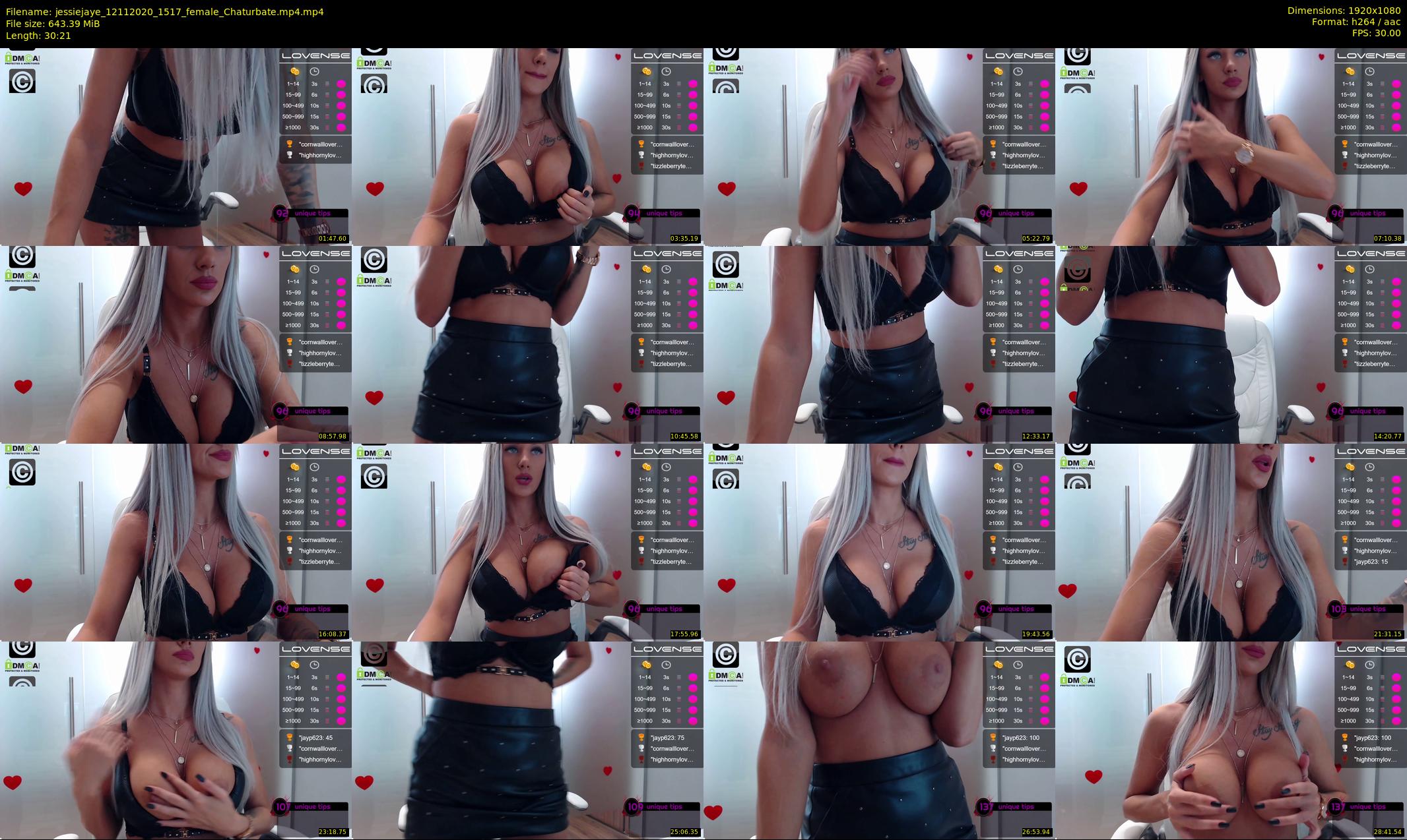 jessiejaye — 31 minute Chaturbate female cam show recording, 1080p, Nov 12, 2020
