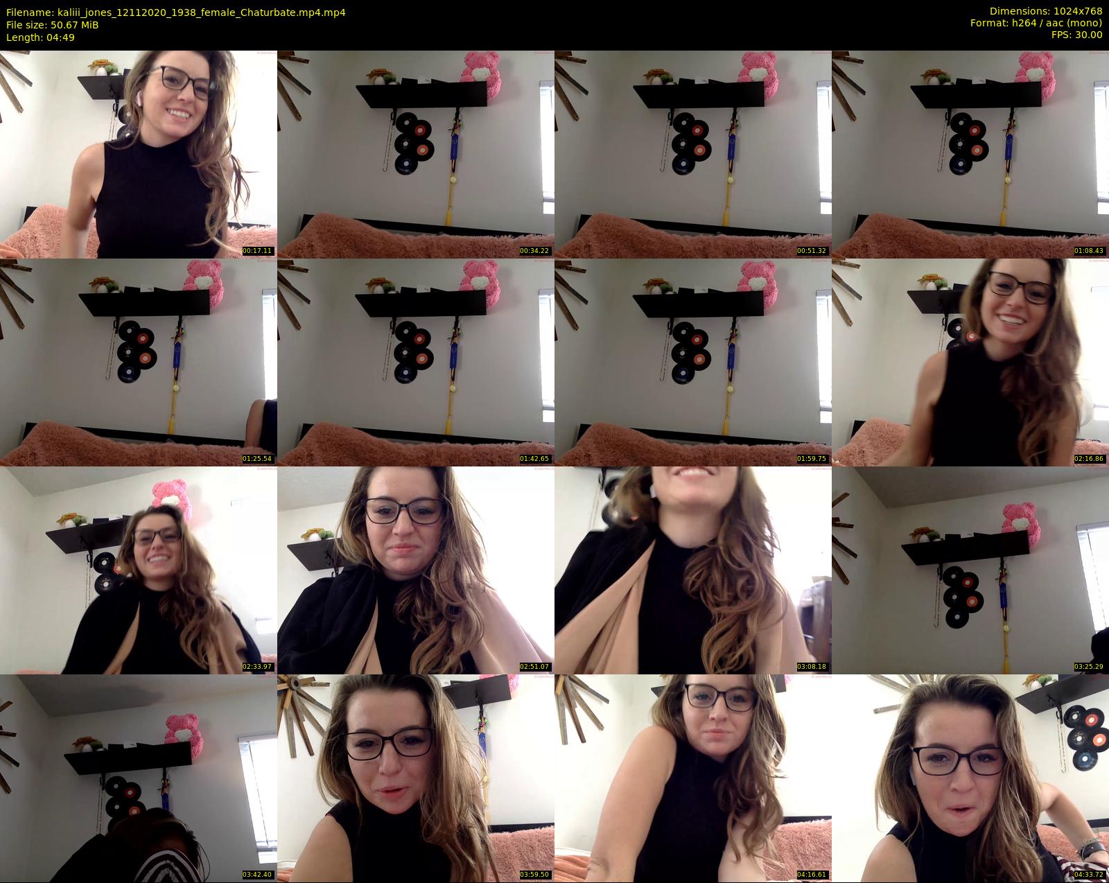 kaliii_jones — 5 minute Chaturbate female cam show recording, 720p, Nov 12, 2020