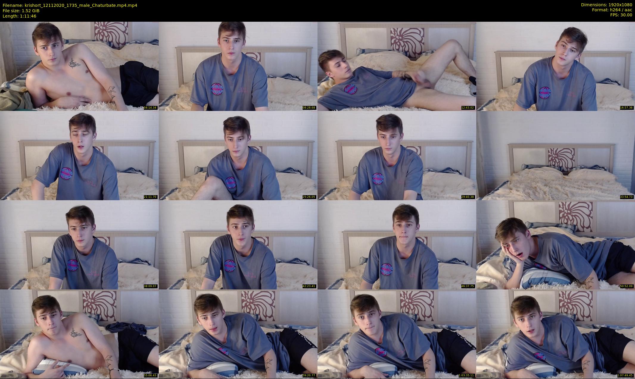 krishort — 72 minute Chaturbate male cam show recording, 1080p, Nov 12, 2020