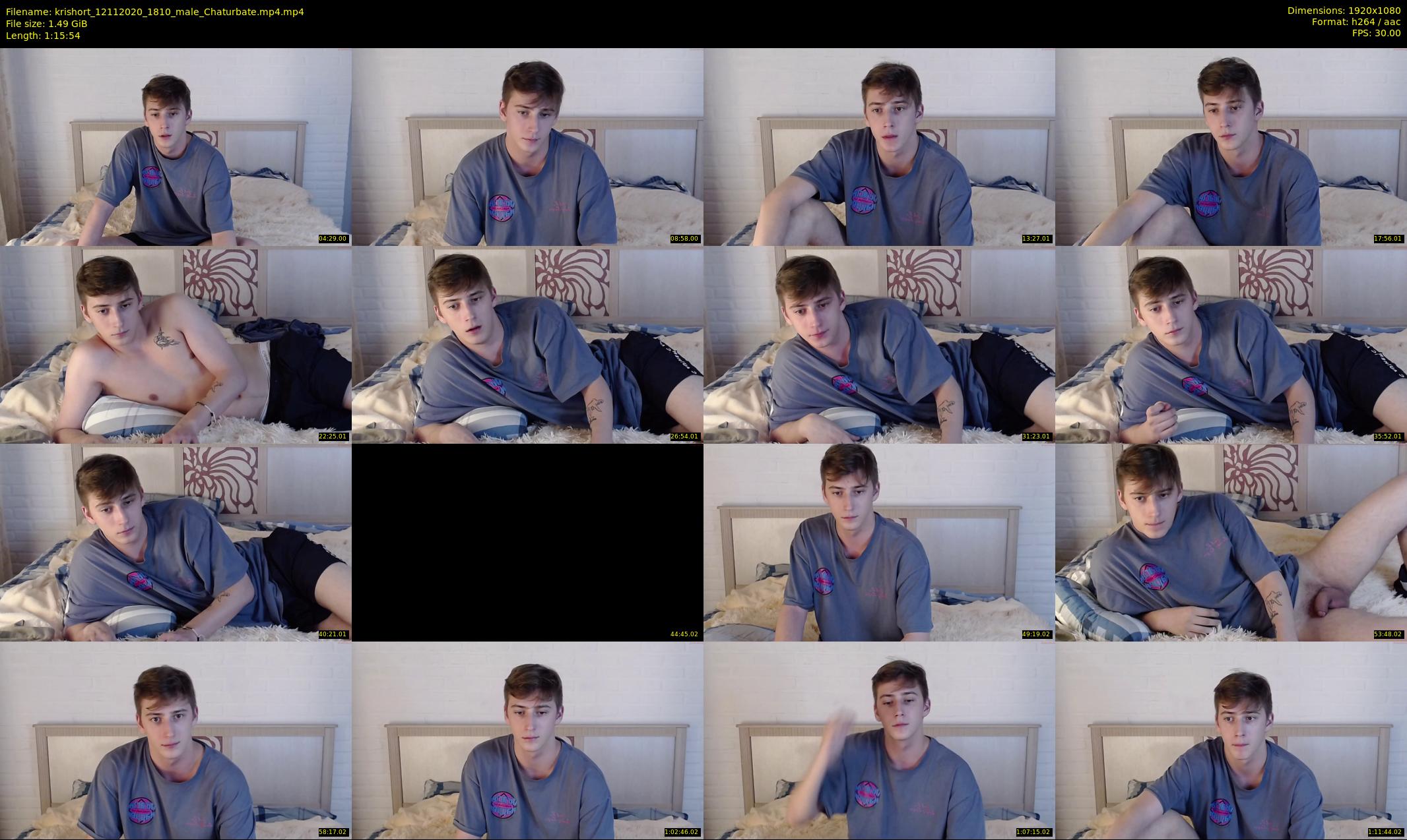 krishort — 76 minute Chaturbate male cam show recording, 1080p, Nov 12, 2020