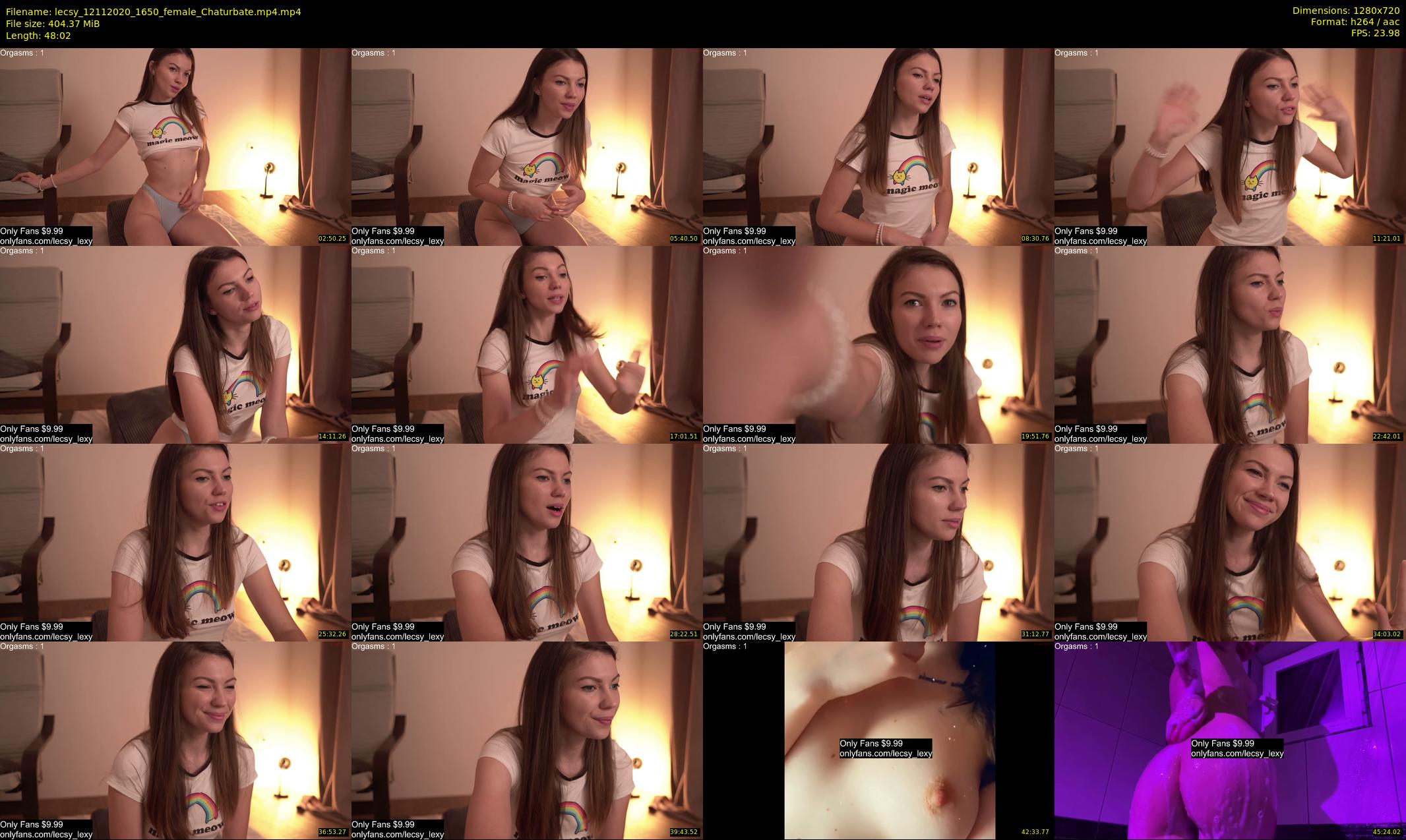 lecsy — 49 minute Chaturbate female cam show recording, 720p, Nov 12, 2020