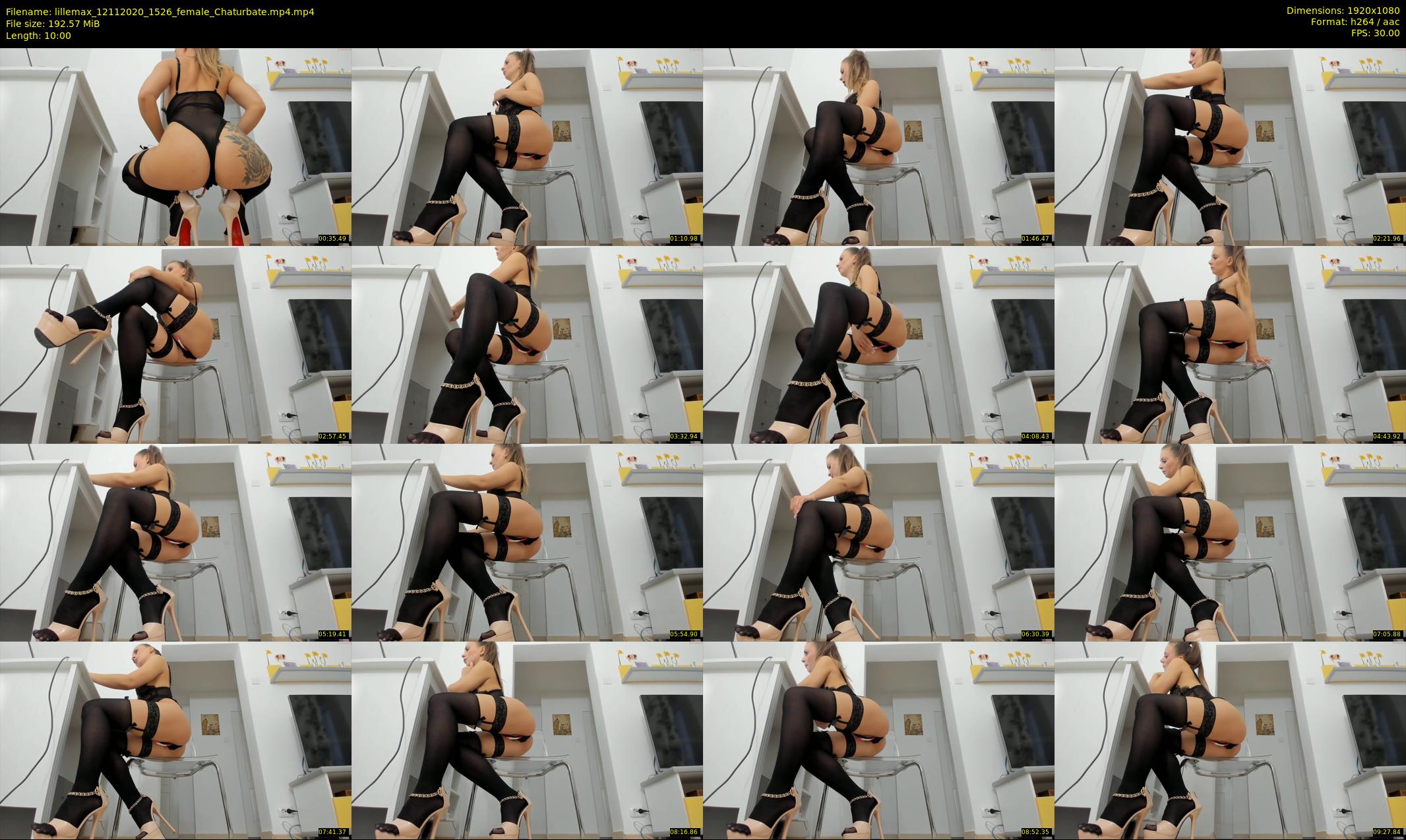 lillemax — 10 minute Chaturbate female cam show recording, 1080p, Nov 12, 2020