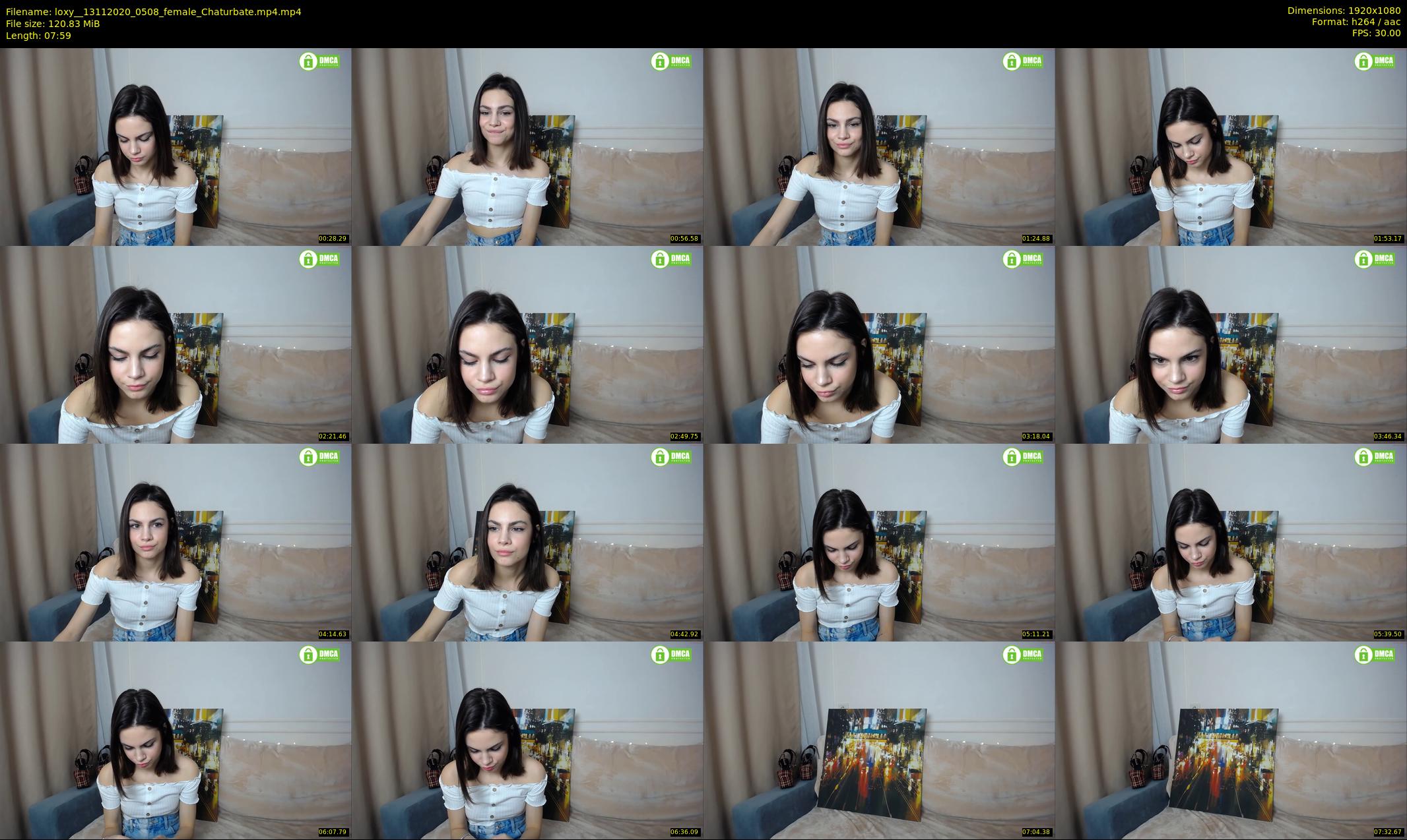 loxy_ — 8 minute Chaturbate female cam show recording, 1080p, Nov 13, 2020