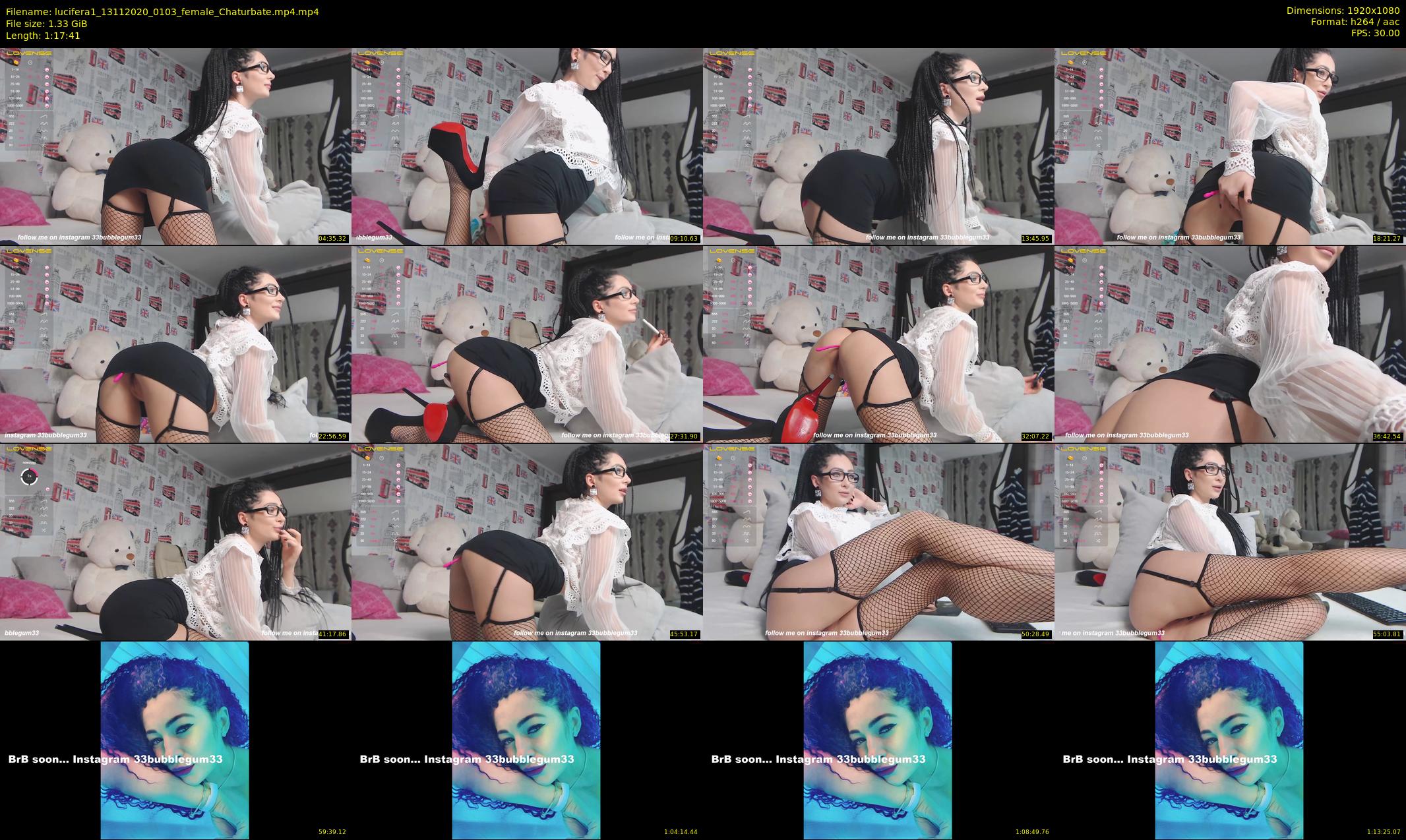 lucifera1 — 78 minute Chaturbate female cam show recording, 1080p, Nov 13, 2020