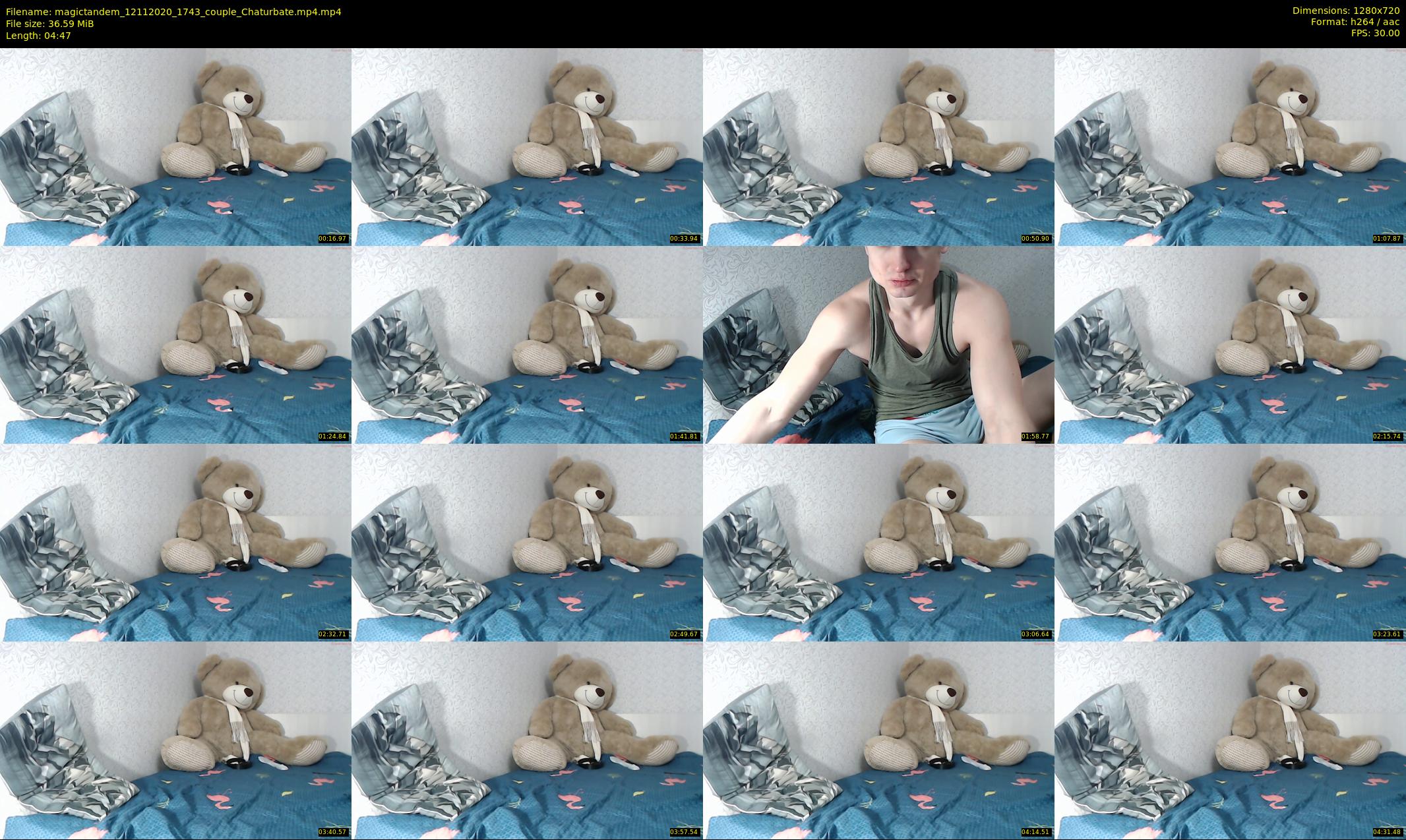 magictandem — 5 minute Chaturbate couple cam show recording, 720p, Nov 12, 2020