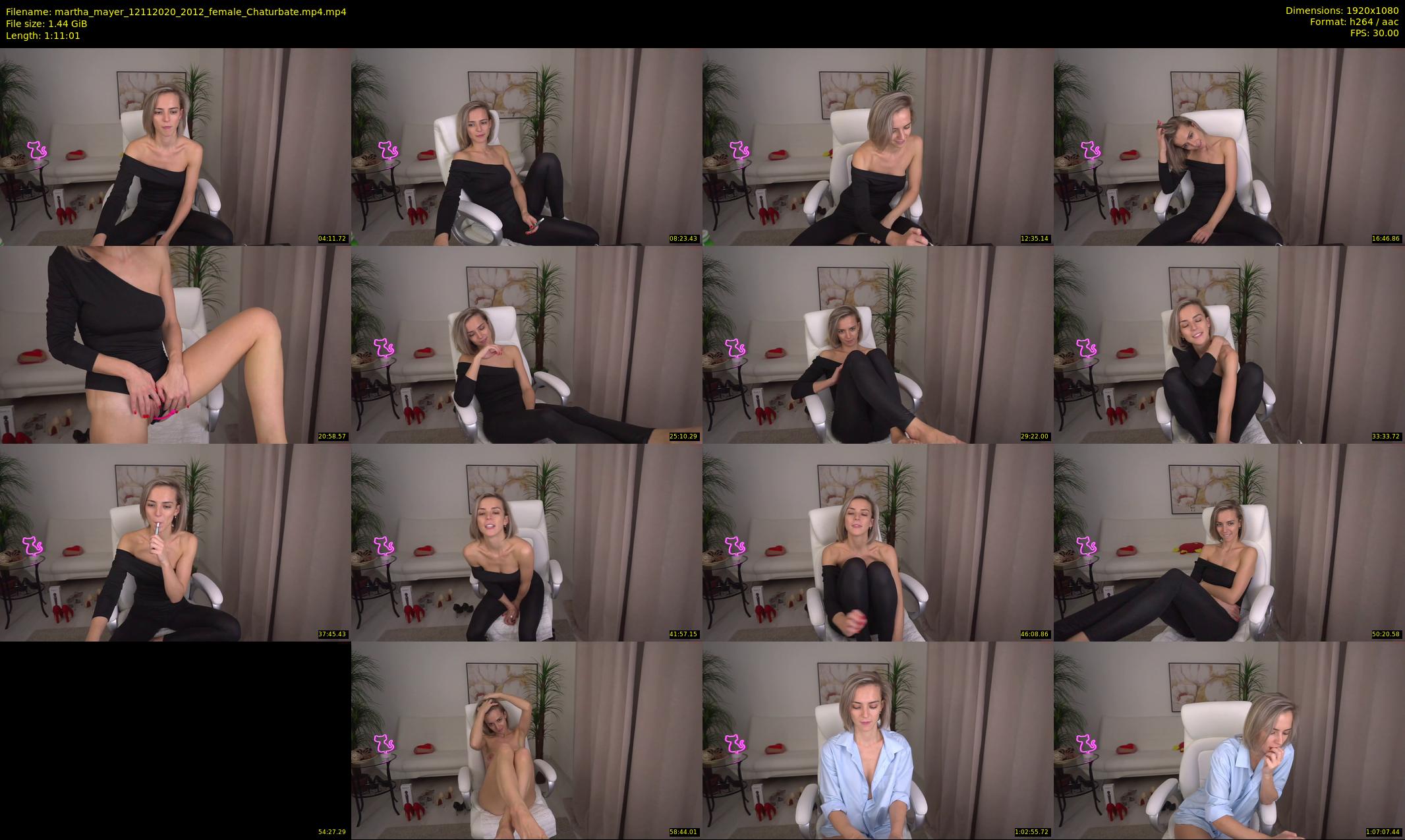 martha_mayer — 72 minute Chaturbate female cam show recording, 1080p, Nov 12, 2020