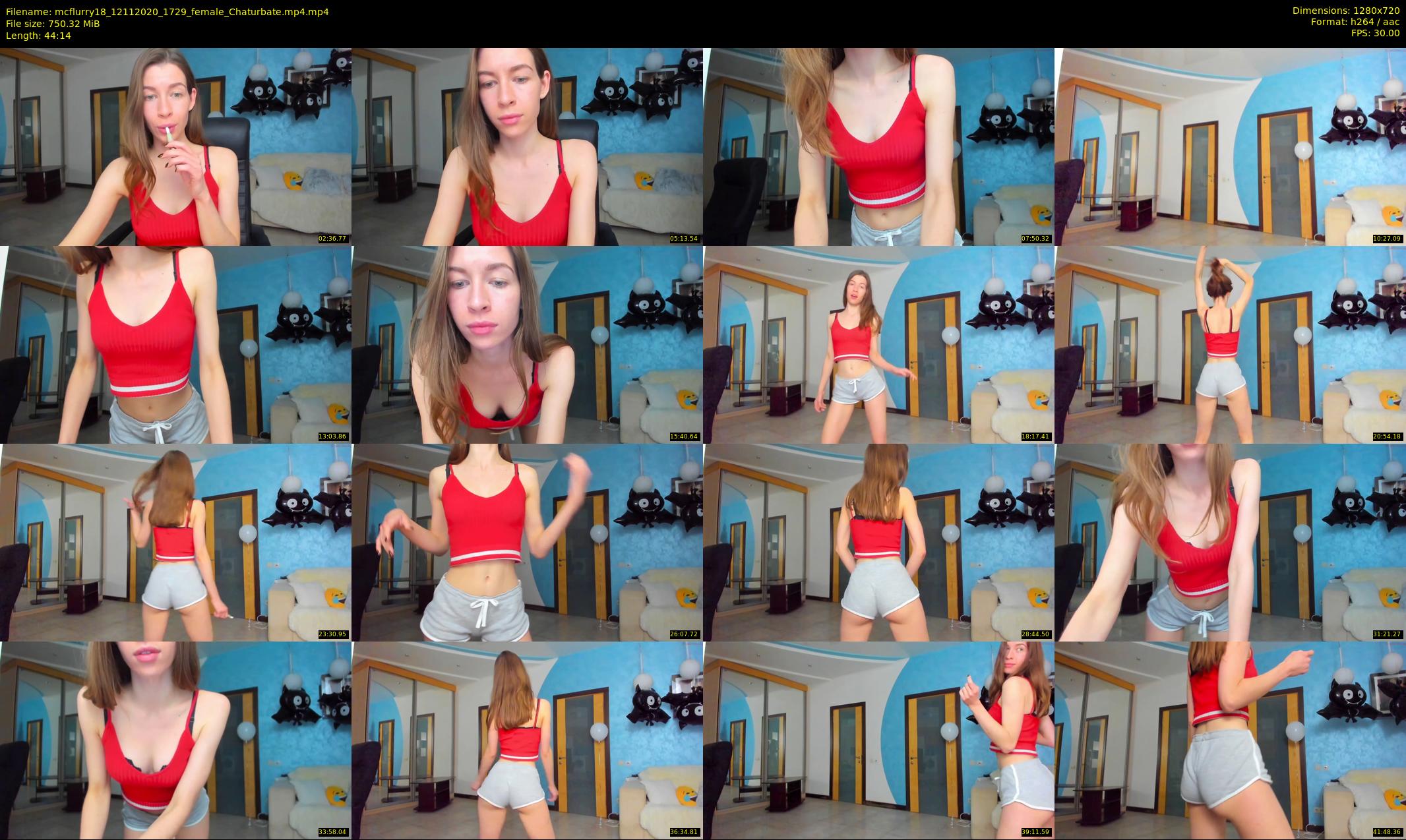 mcflurry18 — 45 minute Chaturbate female cam show recording, 720p, Nov 12, 2020