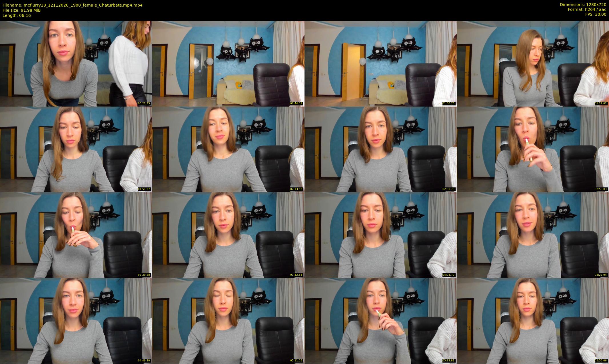 mcflurry18 — 7 minute Chaturbate female cam show recording, 720p, Nov 12, 2020