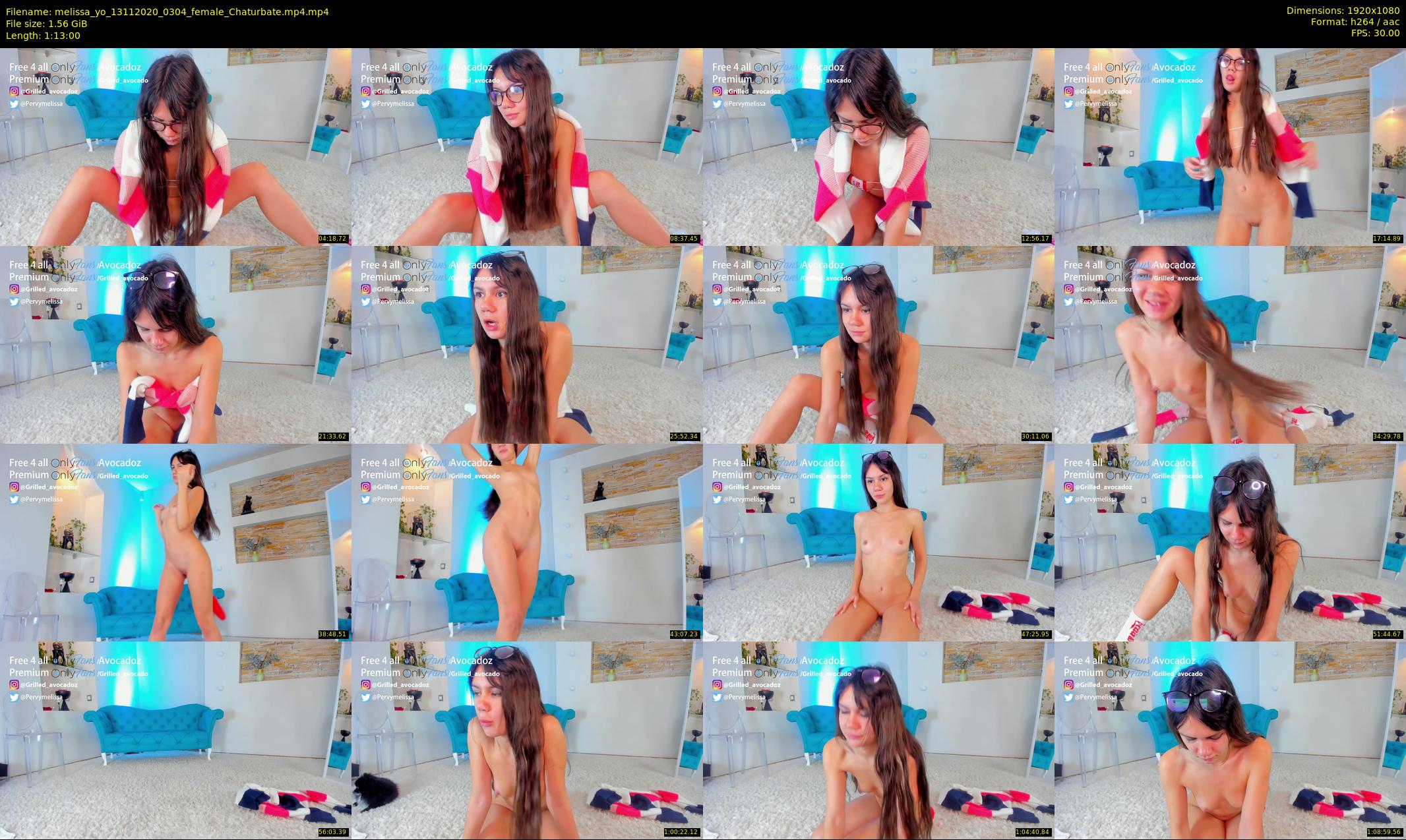 melissa_yo — 73 minute Chaturbate female cam show recording, 1080p, Nov 13, 2020