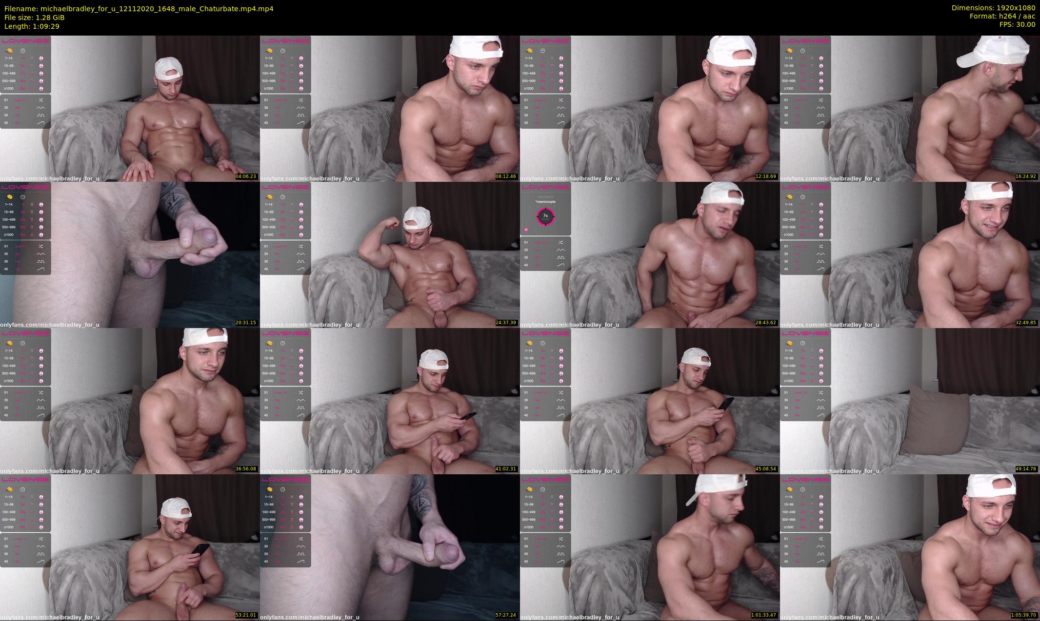 michaelbradley_for_u — 70 minute Chaturbate male cam show recording, 1080p, Nov 12, 2020