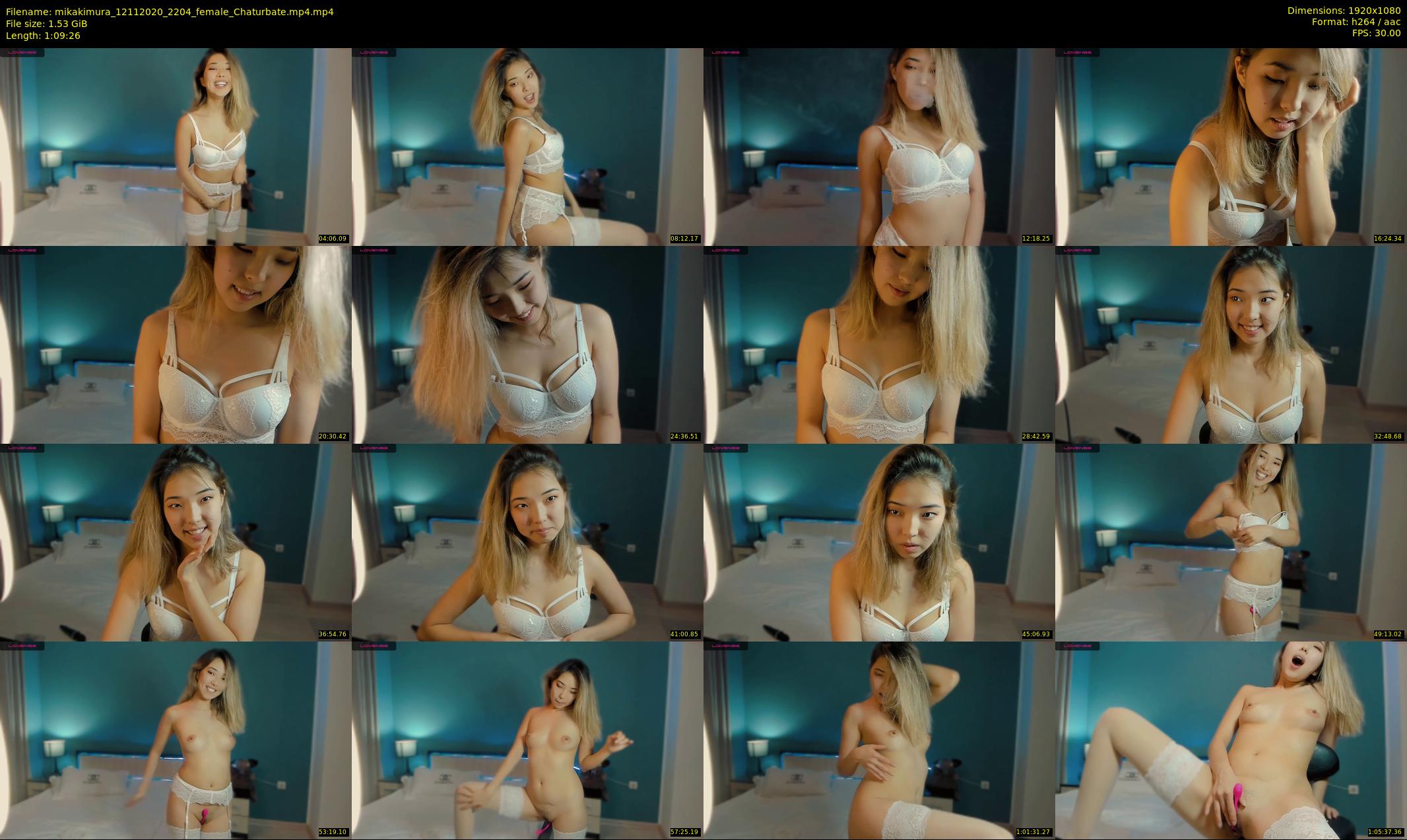 mikakimura — 70 minute Chaturbate female cam show recording, 1080p, Nov 12, 2020