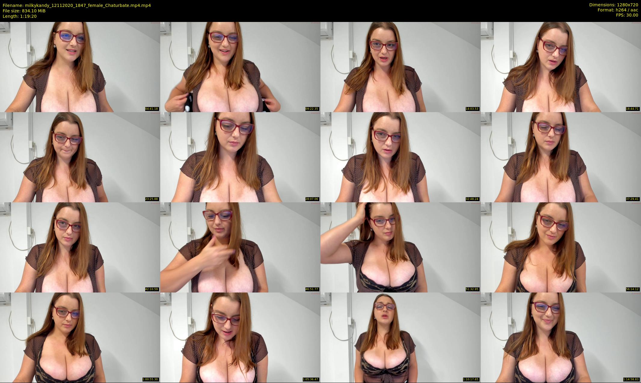 milkykandy — 80 minute Chaturbate female cam show recording, 720p, Nov 12, 2020