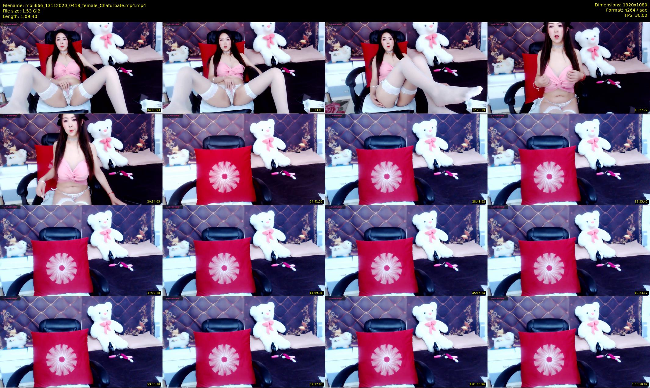 moli666 — 70 minute Chaturbate female cam show recording, 1080p, Nov 13, 2020