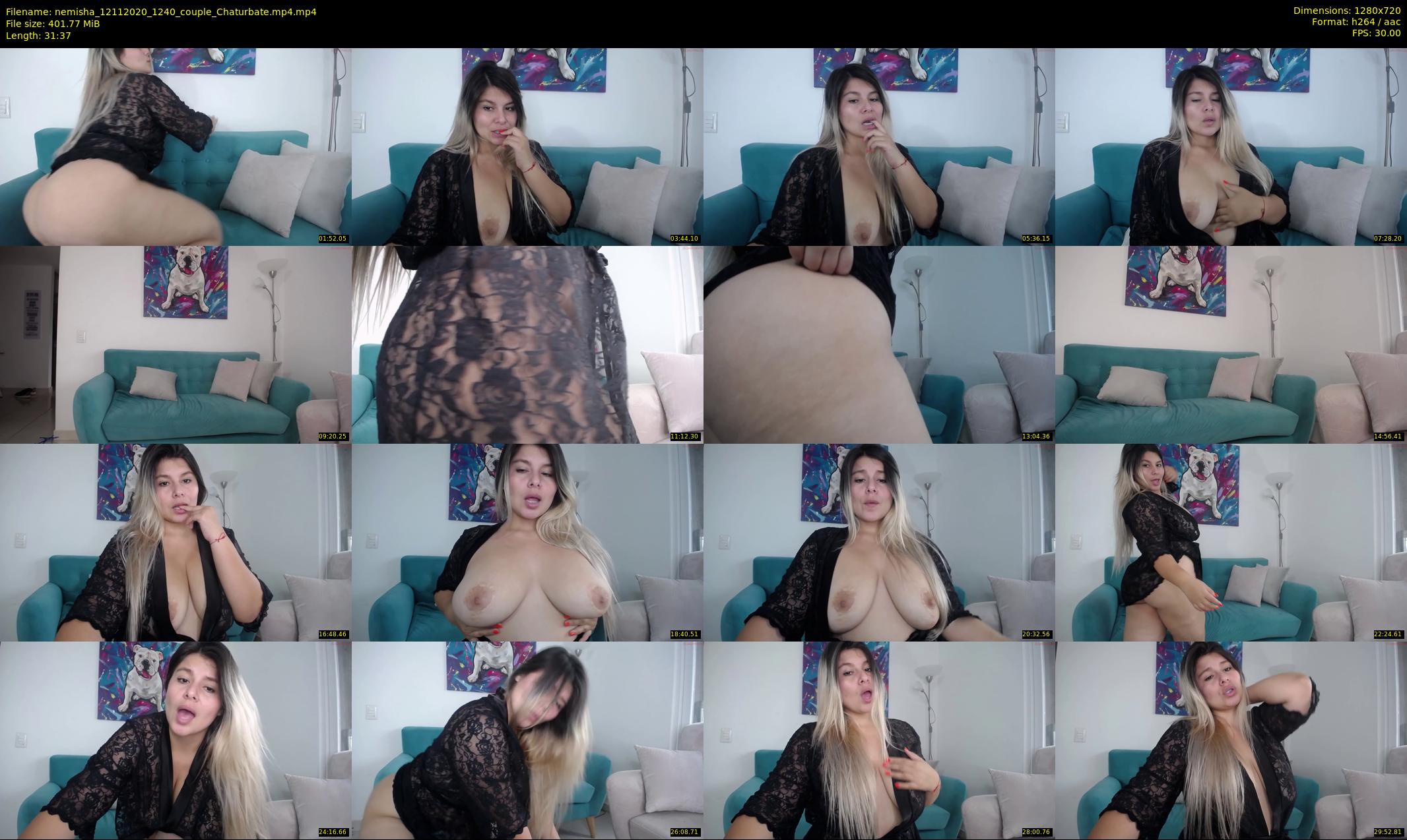 nemisha — 32 minute Chaturbate female cam show recording, 720p, Nov 12, 2020