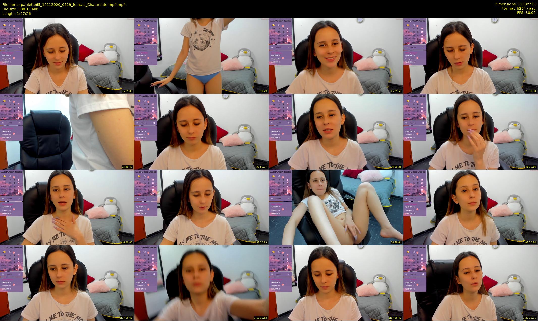 paulette65 — 88 minute Chaturbate female cam show recording, 720p, Nov 12, 2020
