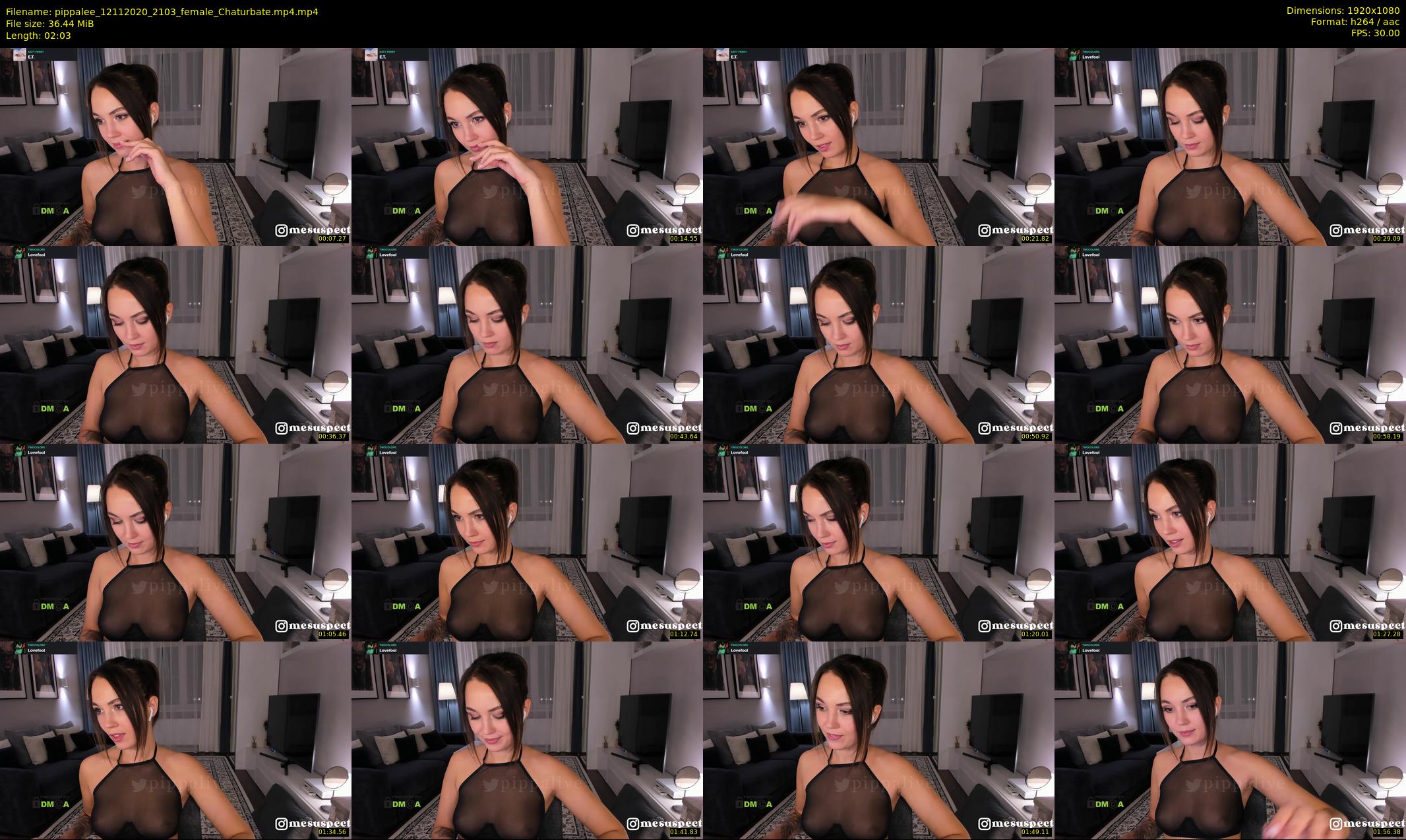 pippalee — 3 minute Chaturbate female cam show recording, 1080p, Nov 12, 2020