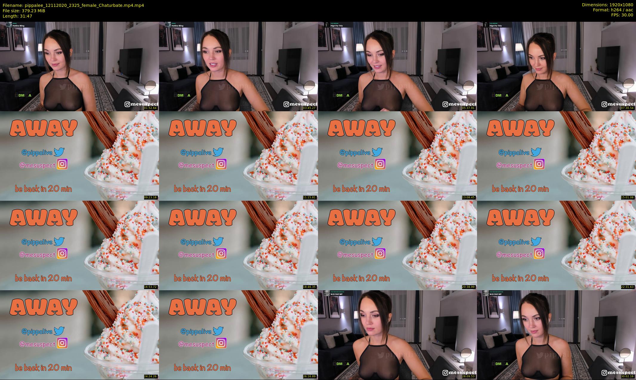 pippalee — 32 minute Chaturbate female cam show recording, 1080p, Nov 12, 2020