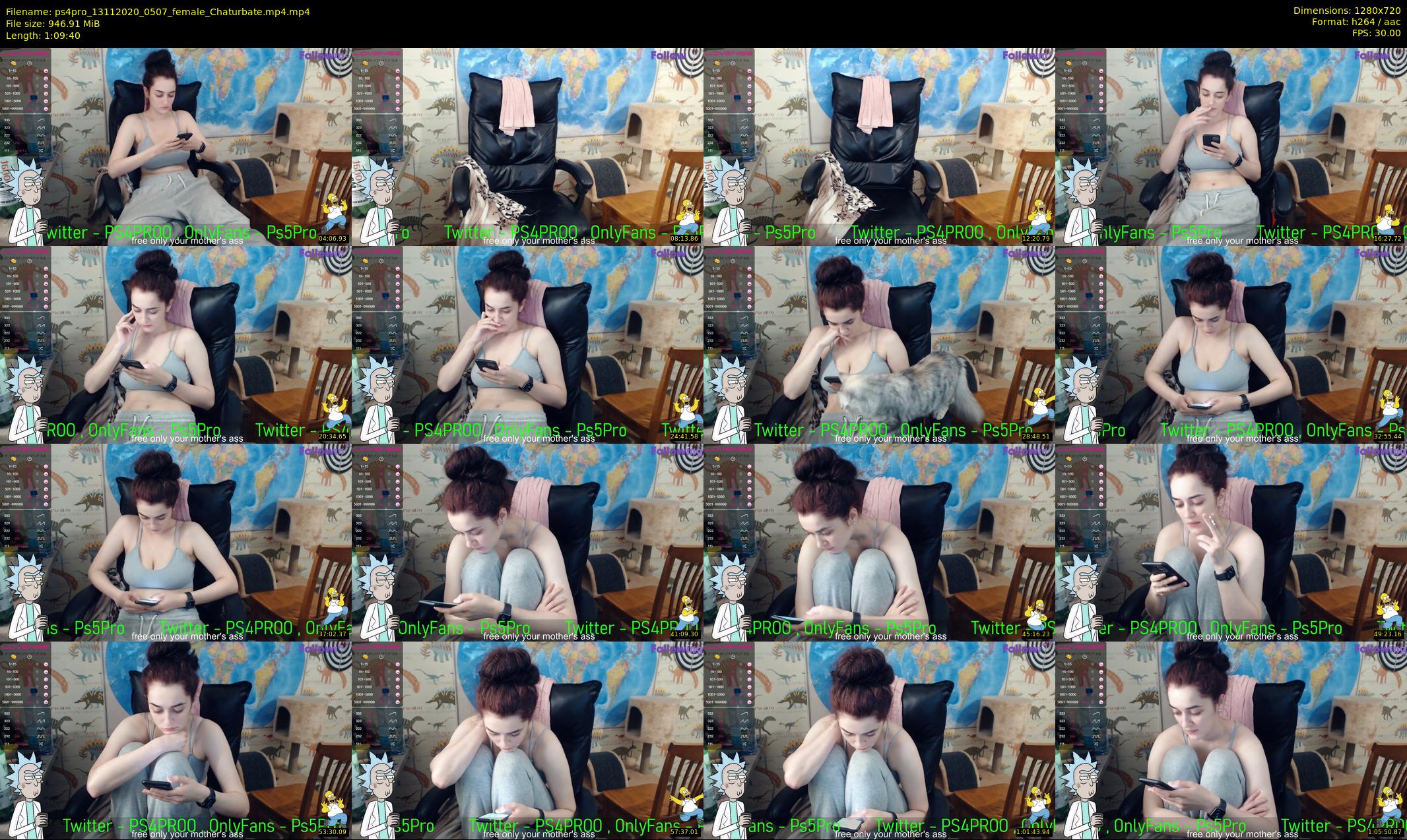 ps4pro — 70 minute Chaturbate female cam show recording, 720p, Nov 13, 2020