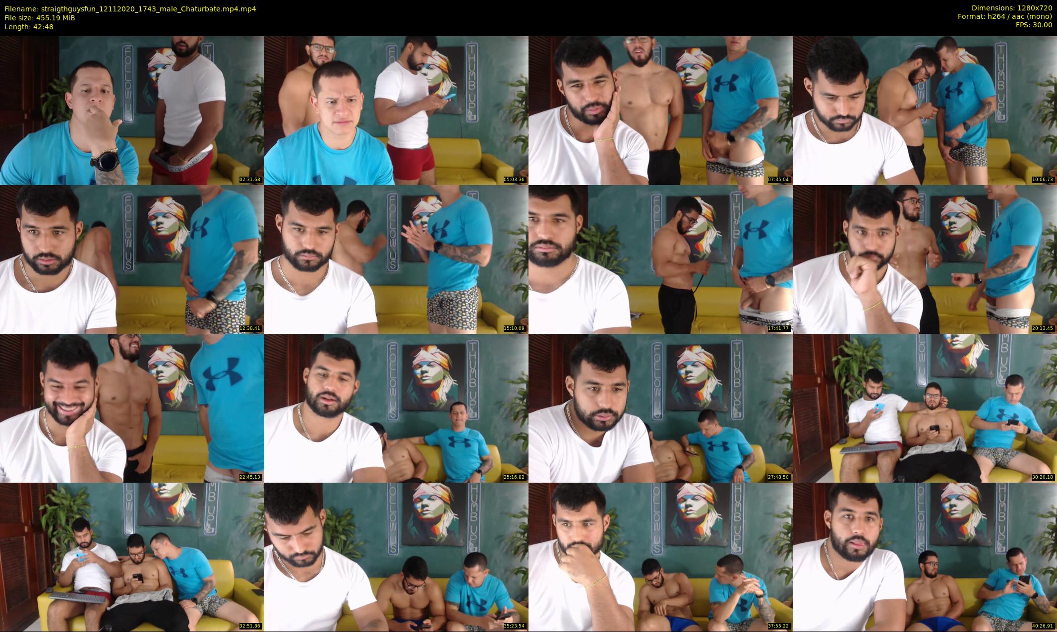 straigthguysfun — 43 minute Chaturbate male cam show recording, 720p, Nov 12, 2020