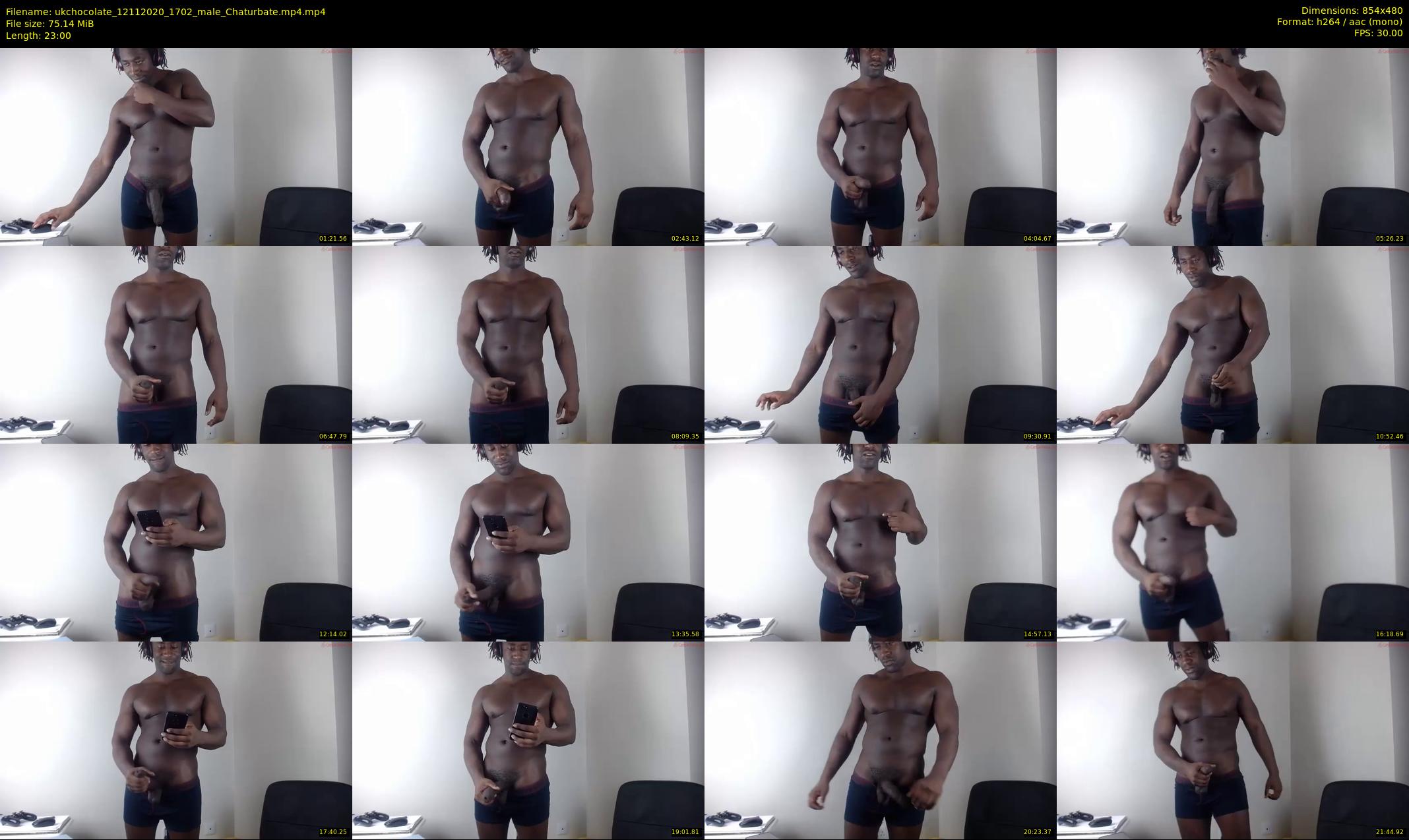 ukchocolate — 23 minute Chaturbate male cam show recording, 480p, Nov 12, 2020