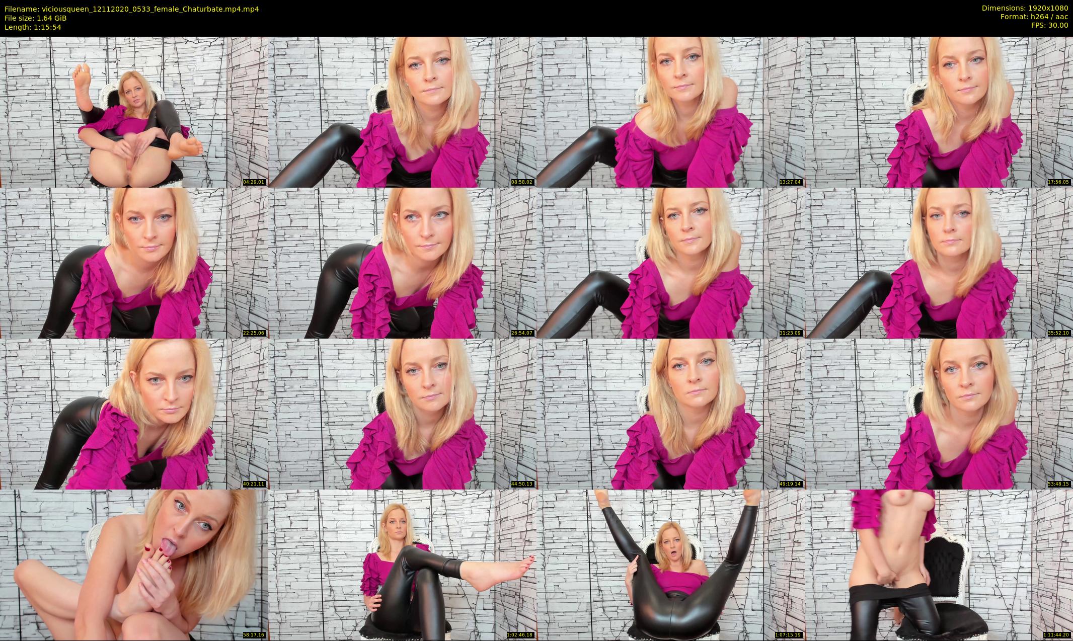viciousqueen — 76 minute Chaturbate female cam show recording, 1080p, Nov 12, 2020