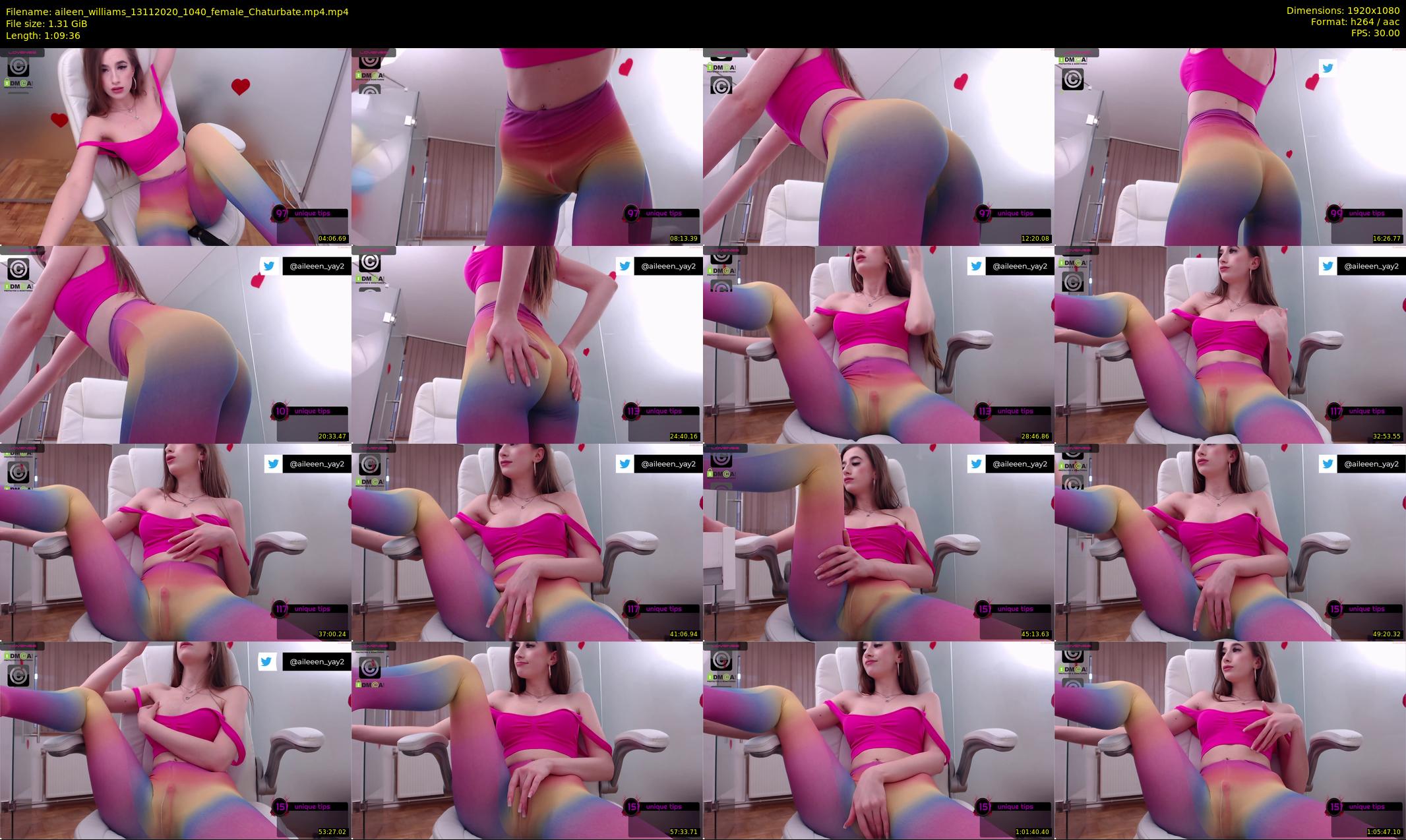 aileen_williams — 70 minute Chaturbate female cam show recording, 1080p, Nov 13, 2020
