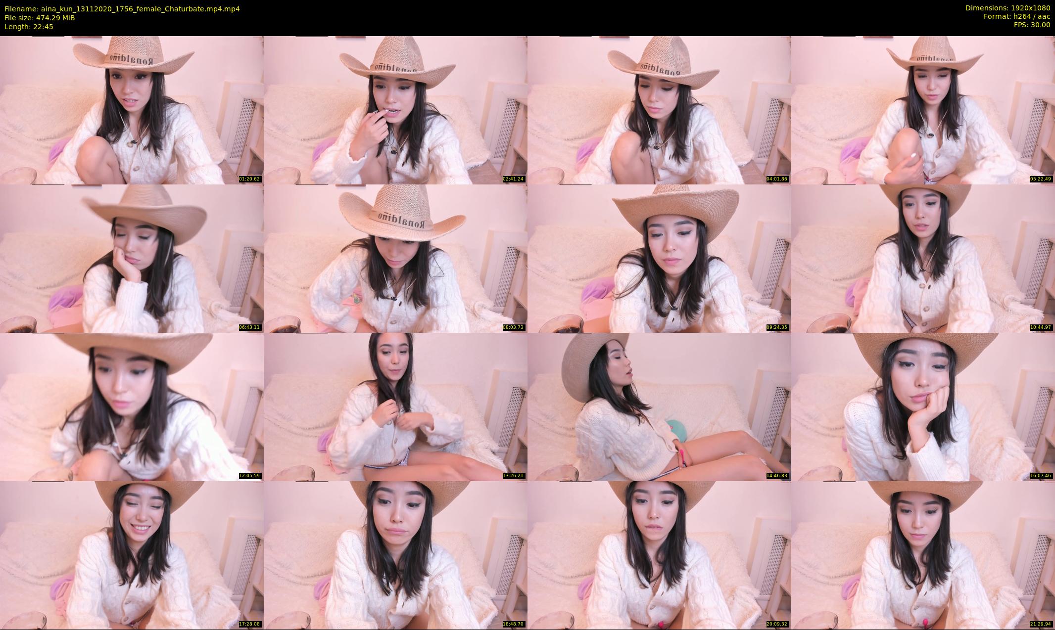 aina_kun — 23 minute Chaturbate female cam show recording, 1080p, Nov 13, 2020