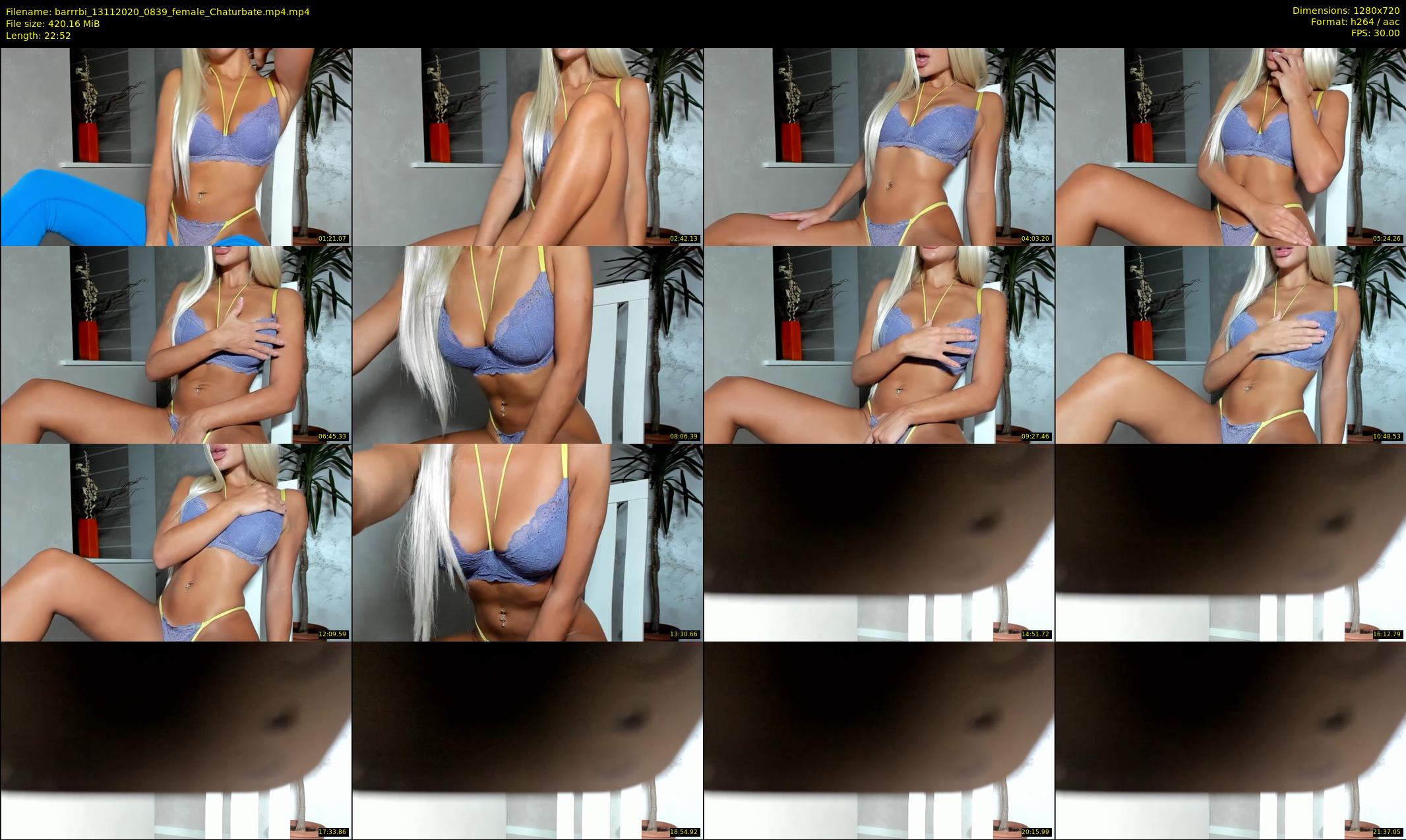 barrrbi — 23 minute Chaturbate female cam show recording, 720p, Nov 13, 2020