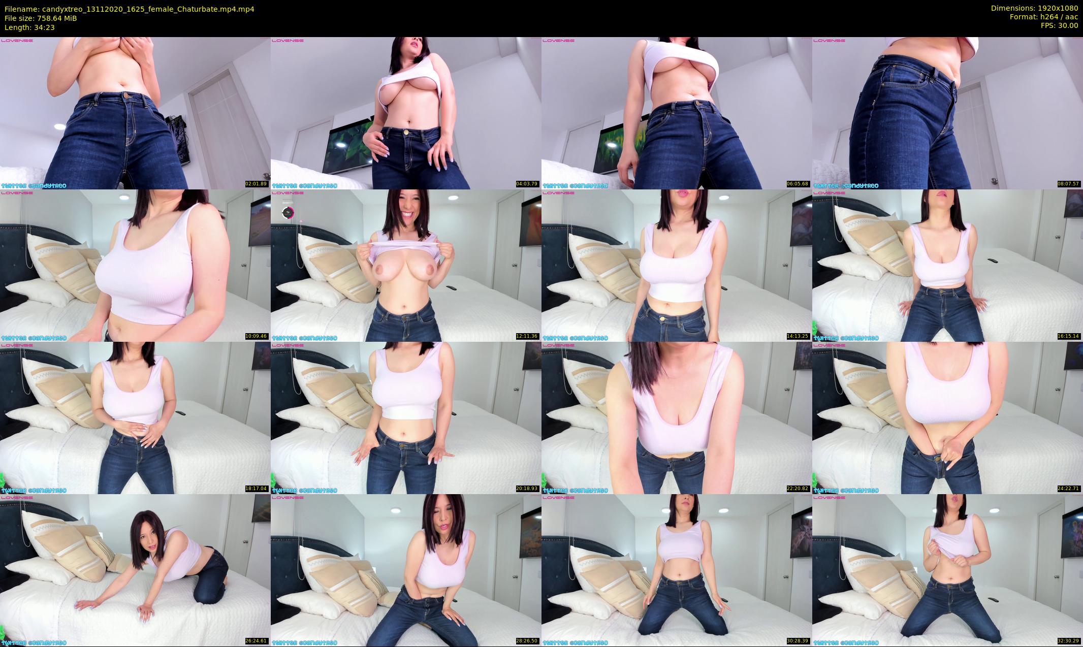 candyxtreo — 35 minute Chaturbate couple cam show recording, 1080p, Nov 13, 2020