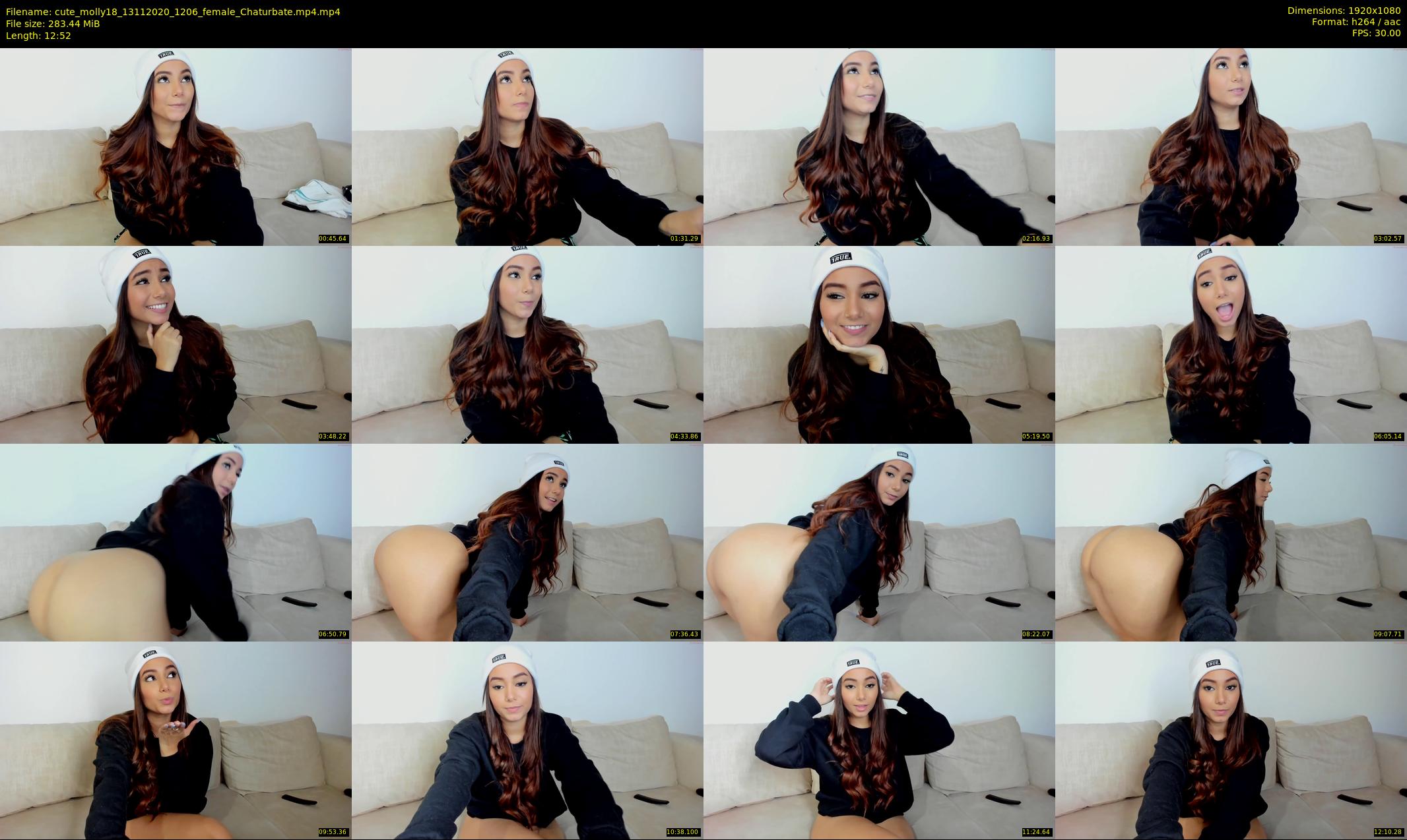 cute_molly18 — 13 minute Chaturbate female cam show recording, 1080p, Nov 13, 2020
