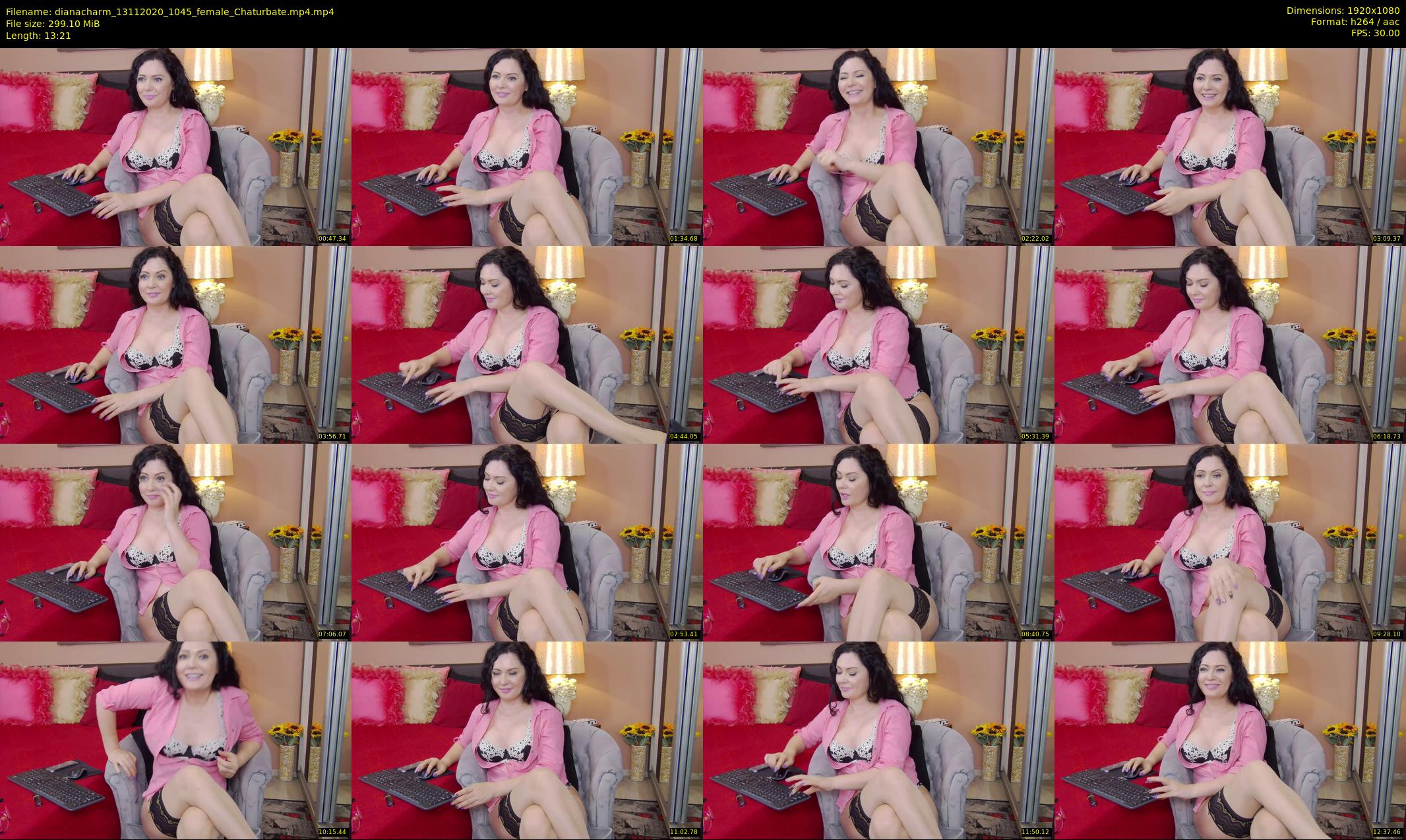 dianacharm — 14 minute Chaturbate female cam show recording, 1080p, Nov 13, 2020