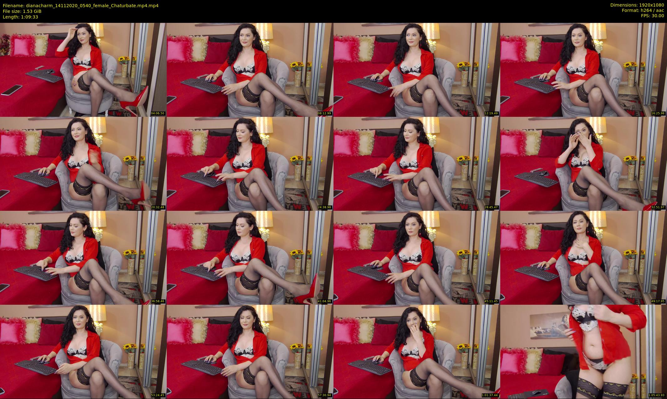 dianacharm — 70 minute Chaturbate female cam show recording, 1080p, Nov 14, 2020