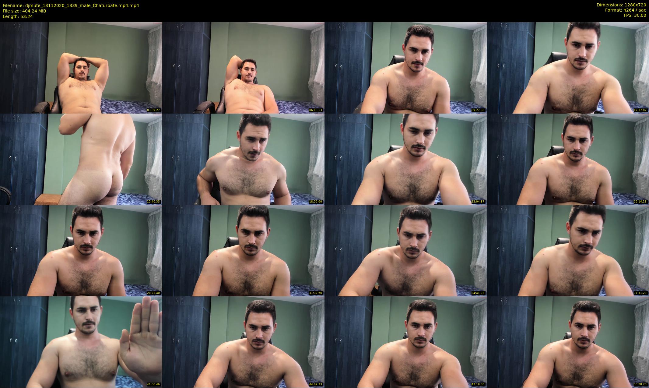 djmute — 54 minute Chaturbate male cam show recording, 720p, Nov 13, 2020