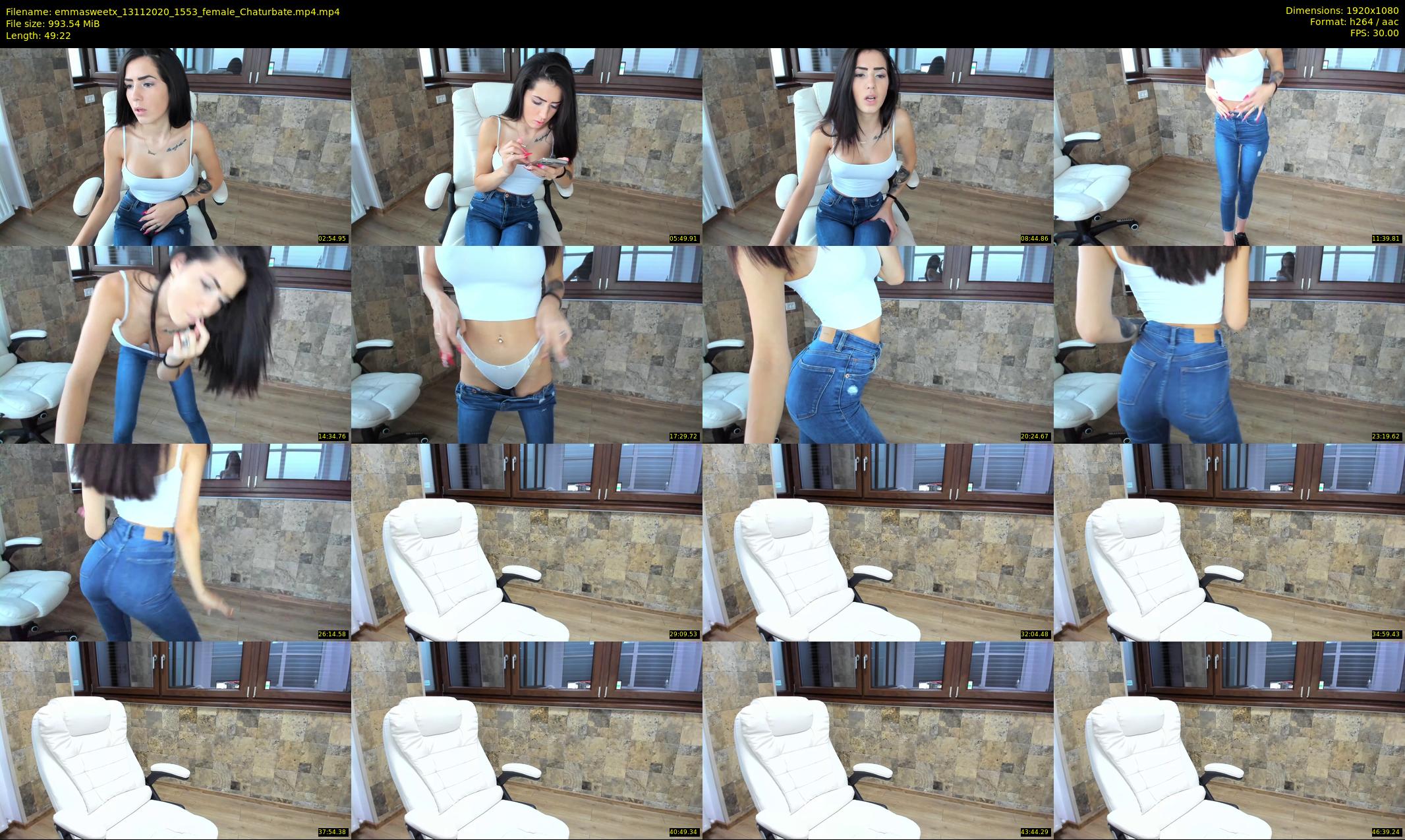 emmasweetx — 50 minute Chaturbate couple cam show recording, 1080p, Nov 13, 2020