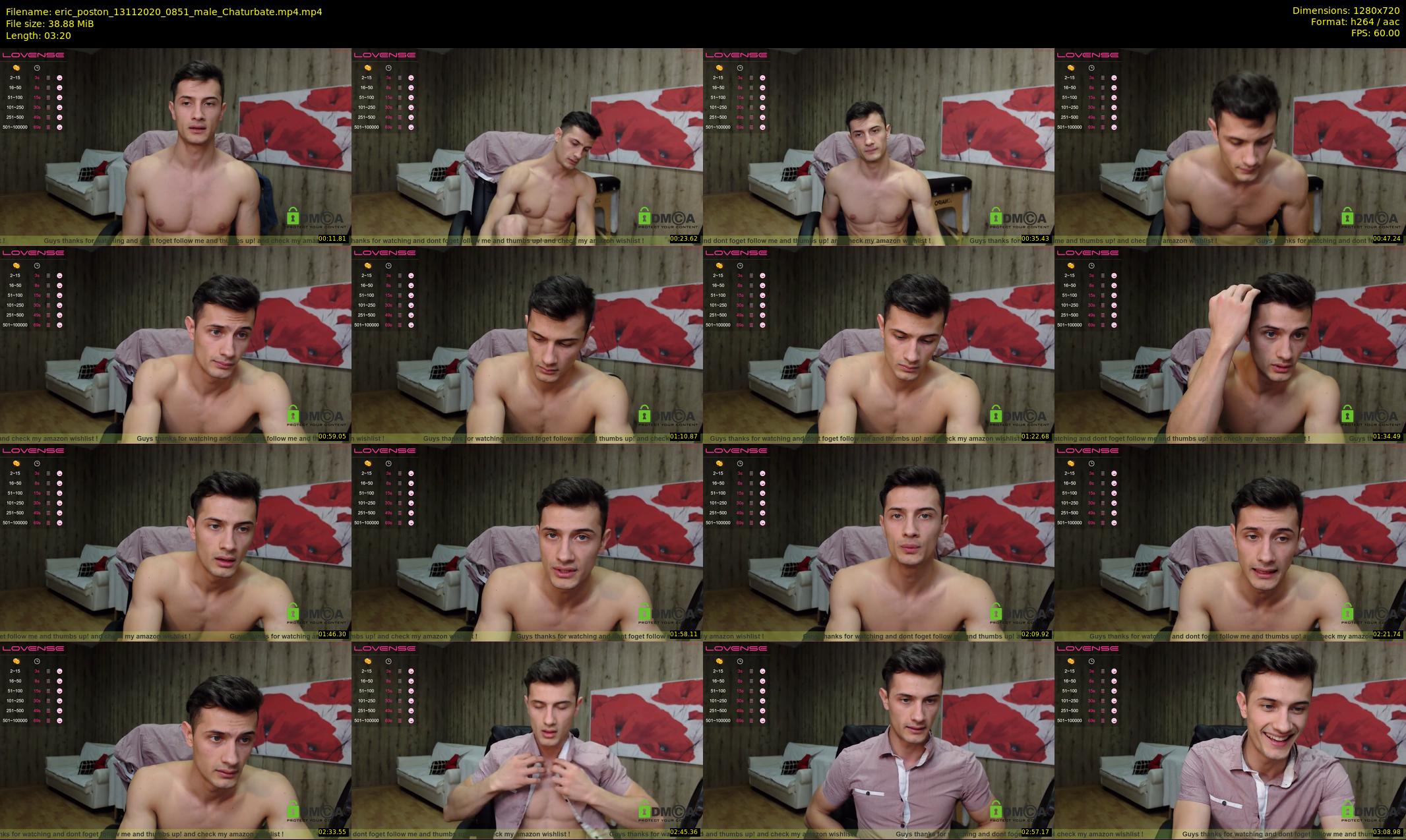 eric_poston — 4 minute Chaturbate male cam show recording, 720p, Nov 13, 2020