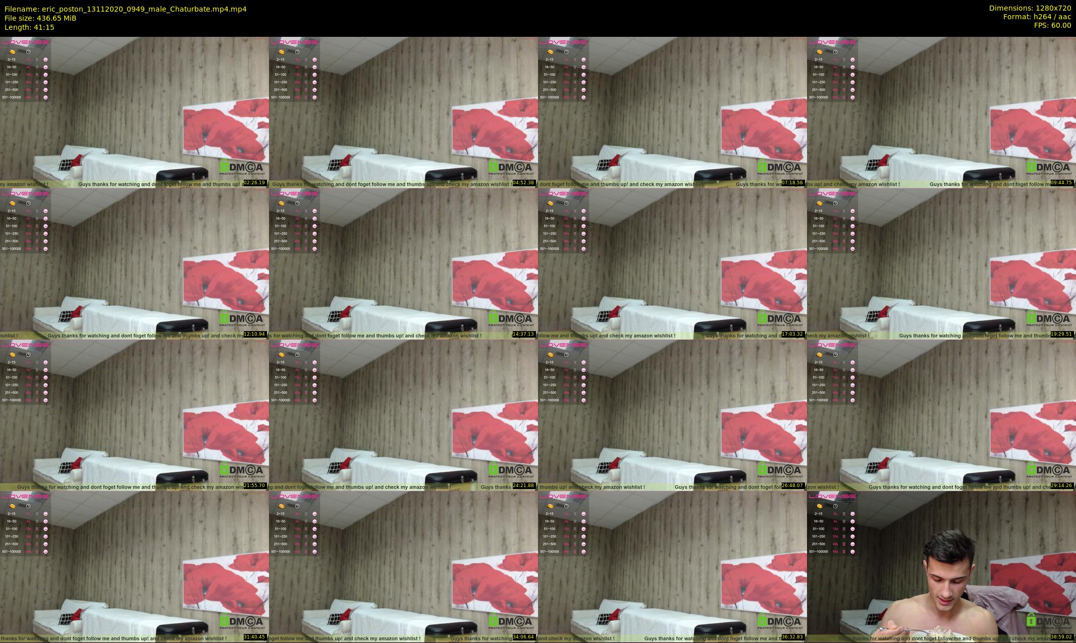 eric_poston — 42 minute Chaturbate male cam show recording, 720p, Nov 13, 2020