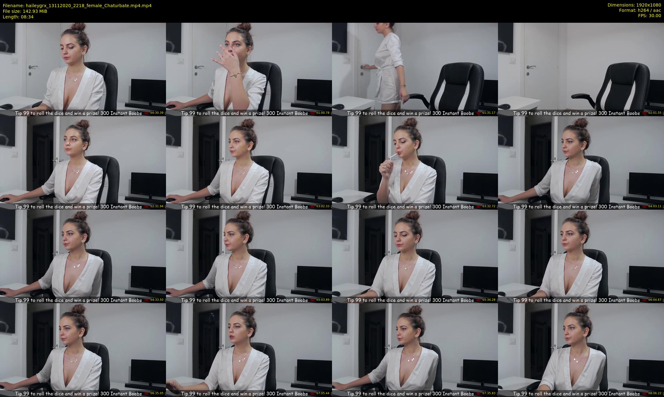 haileygrx — 9 minute Chaturbate female cam show recording, 1080p, Nov 13, 2020