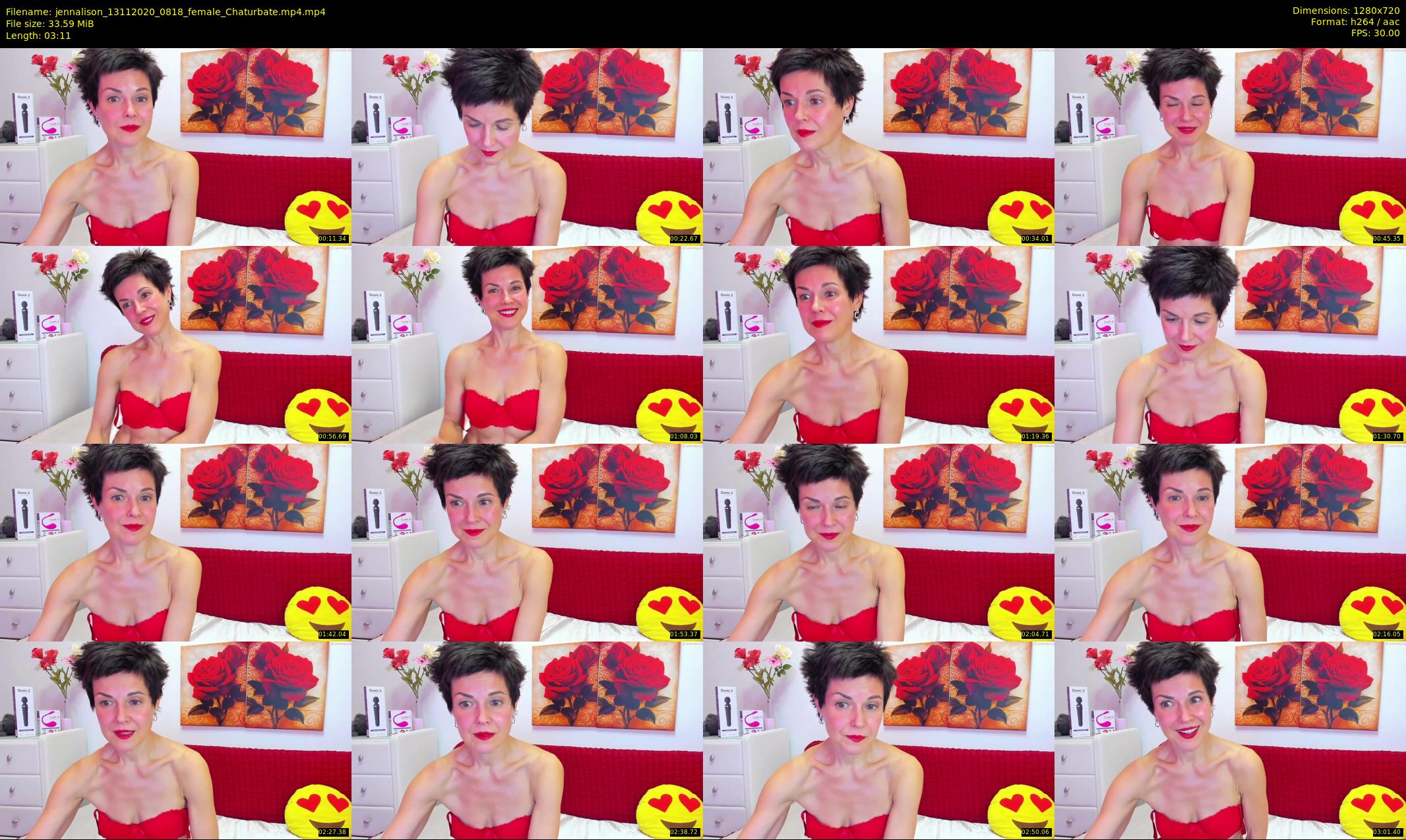 jennalison — 4 minute Chaturbate female cam show recording, 720p, Nov 13, 2020