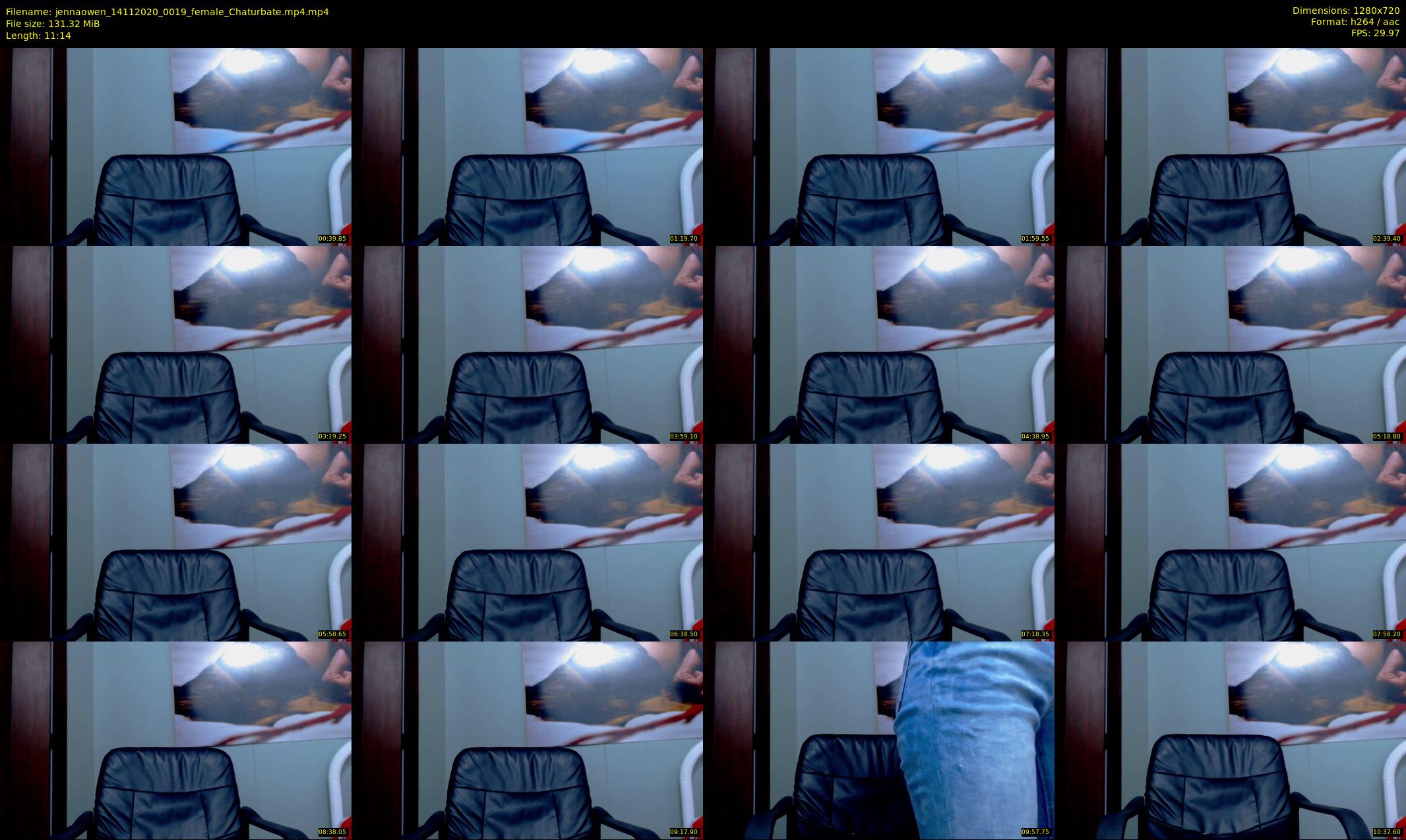 jennaowen — 12 minute Chaturbate female cam show recording, 720p, Nov 14, 2020