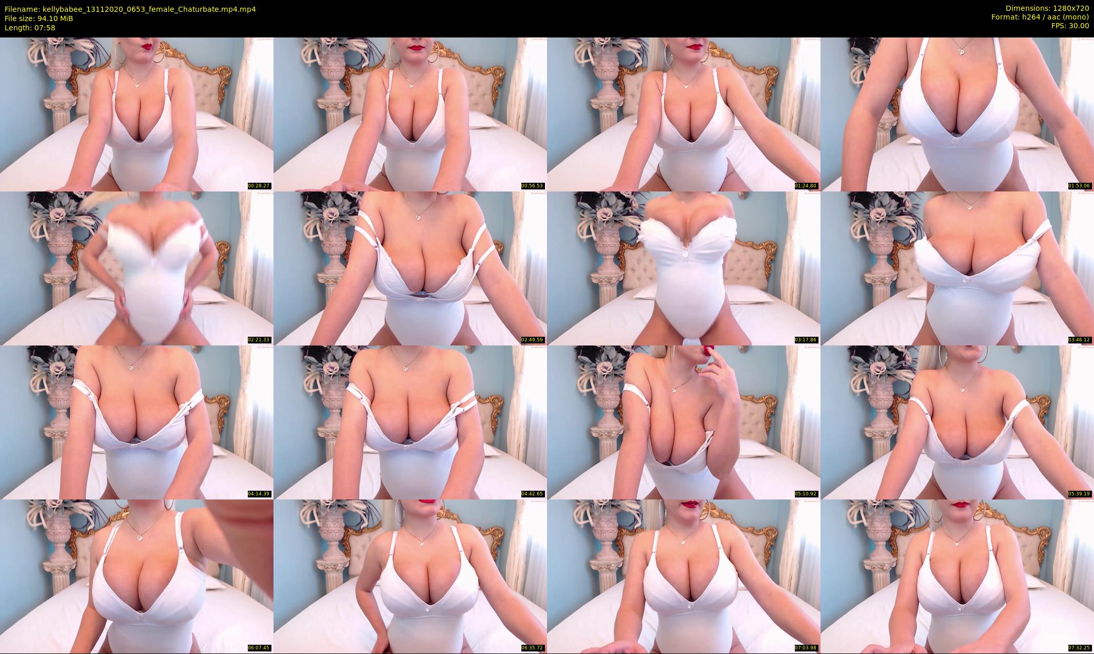 kellybabee — 8 minute Chaturbate female cam show recording, 720p, Nov 13, 2020