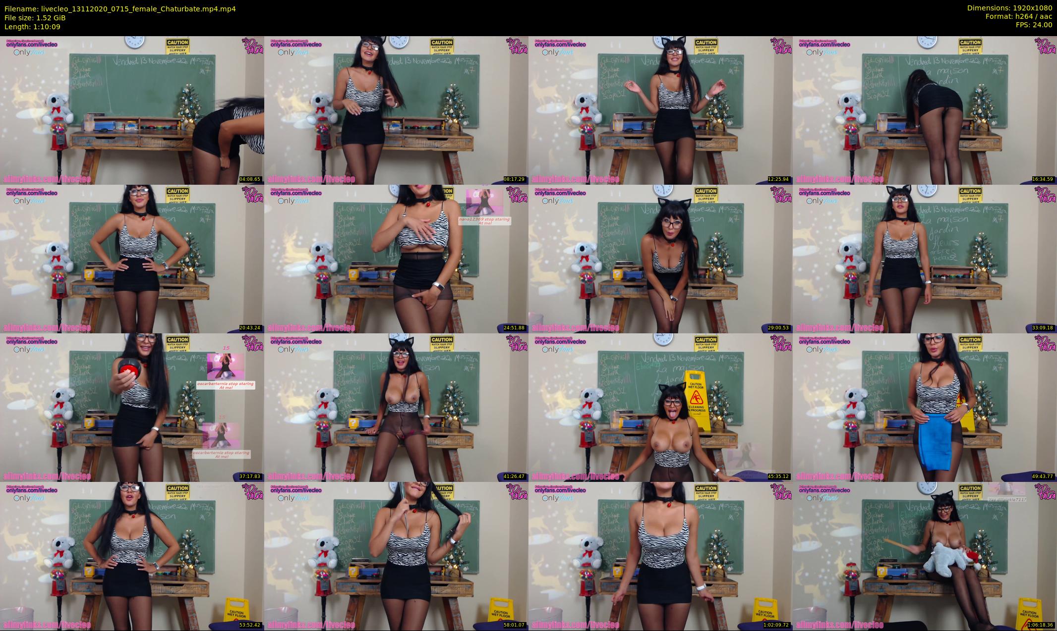 livecleo — 71 minute Chaturbate female cam show recording, 1080p, Nov 13, 2020