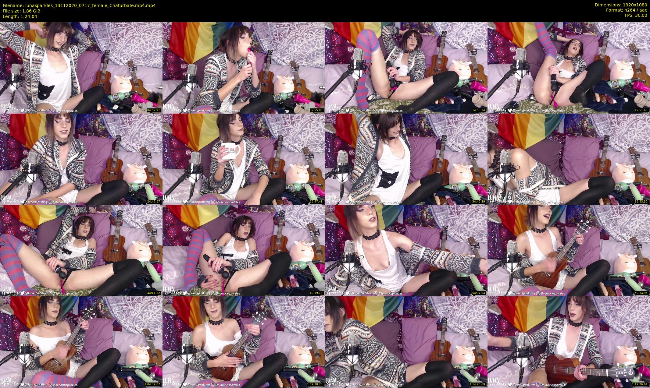 lunasparkles — 85 minute Chaturbate female cam show recording, 1080p, Nov 13, 2020