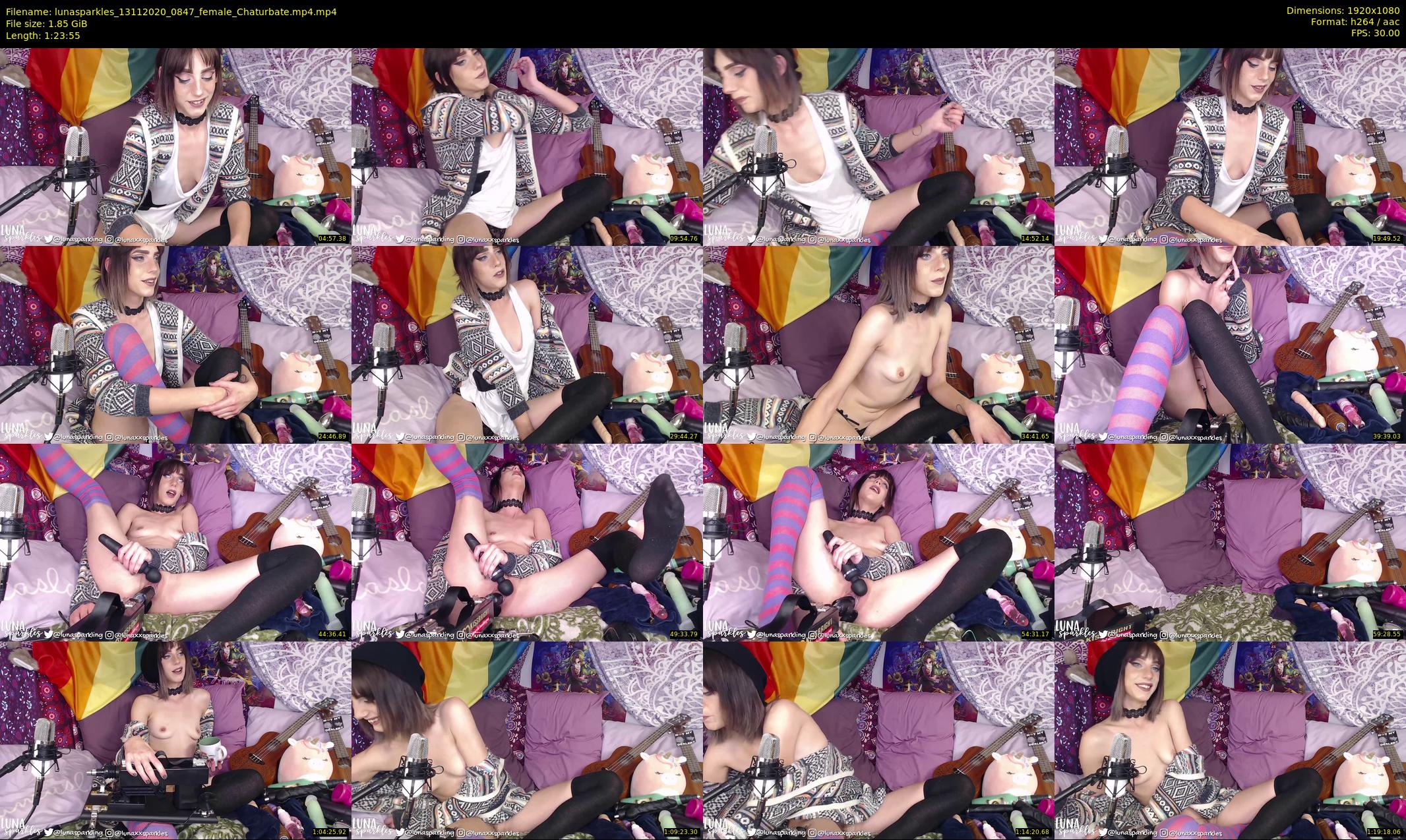 lunasparkles — 84 minute Chaturbate female cam show recording, 1080p, Nov 13, 2020