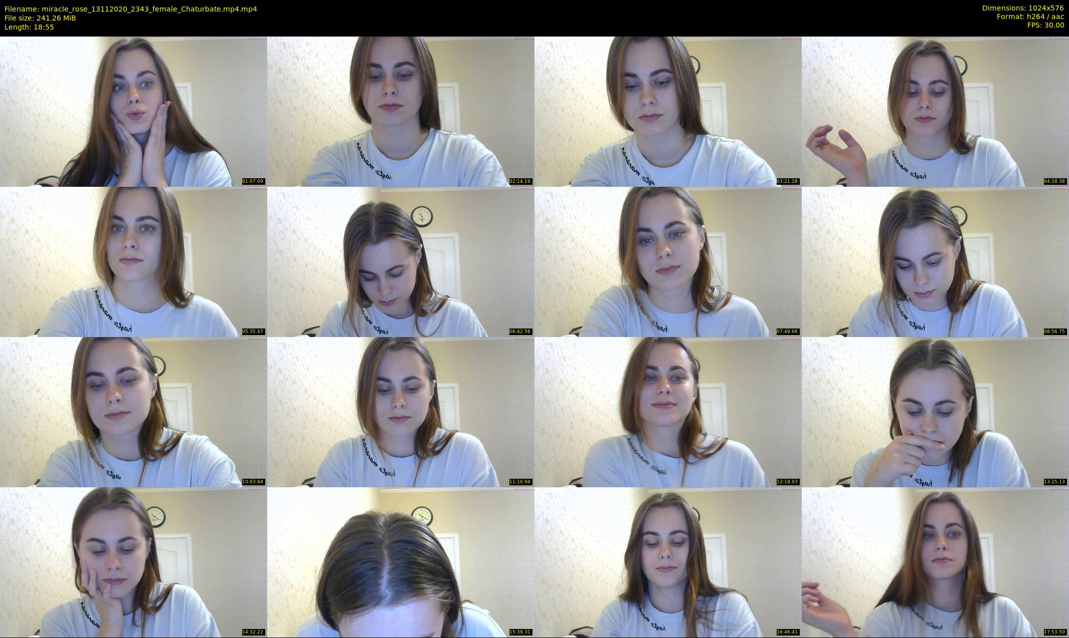 miracle_rose — 19 minute Chaturbate female cam show recording, 480p, Nov 13, 2020