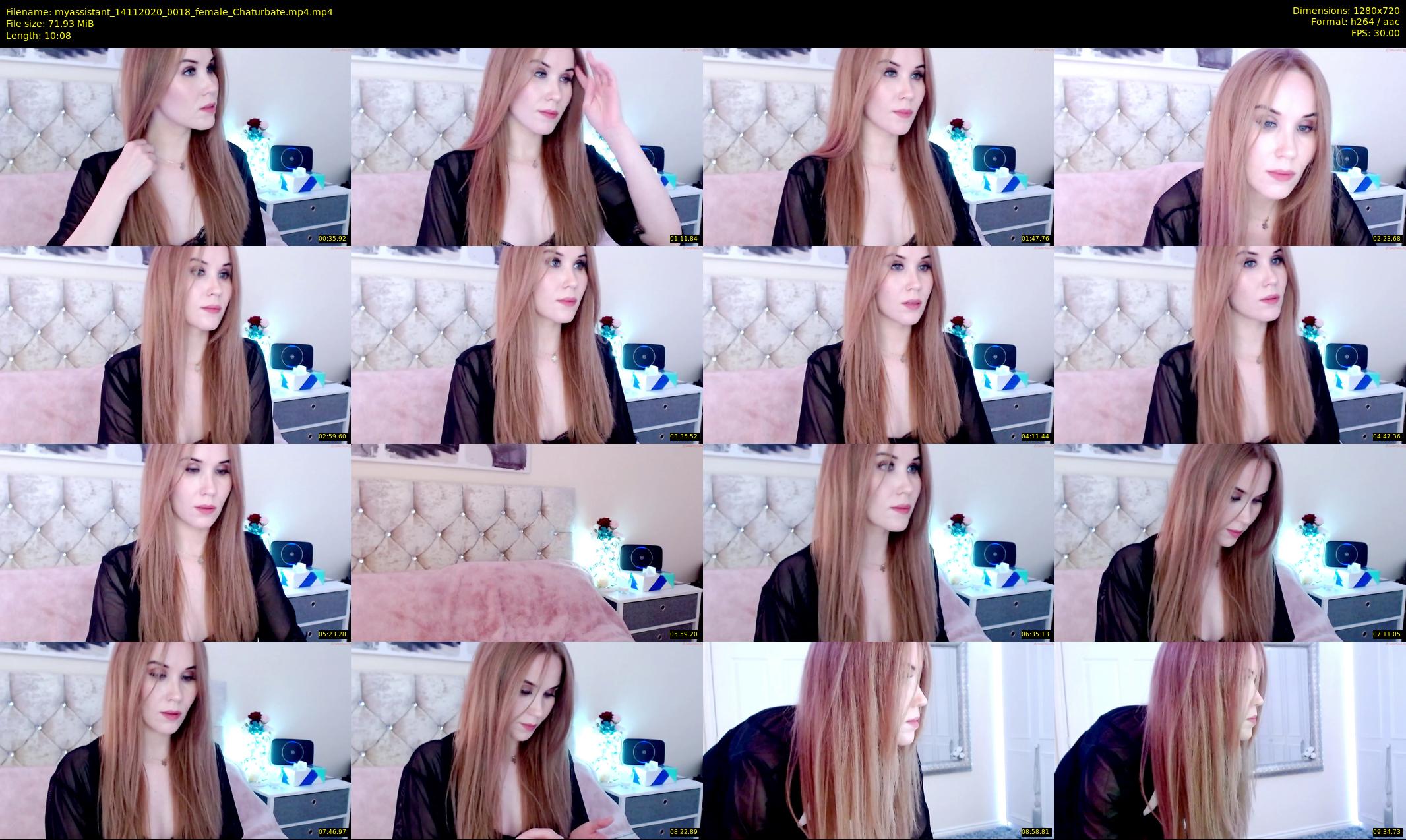 myassistant — 11 minute Chaturbate female cam show recording, 720p, Nov 14, 2020