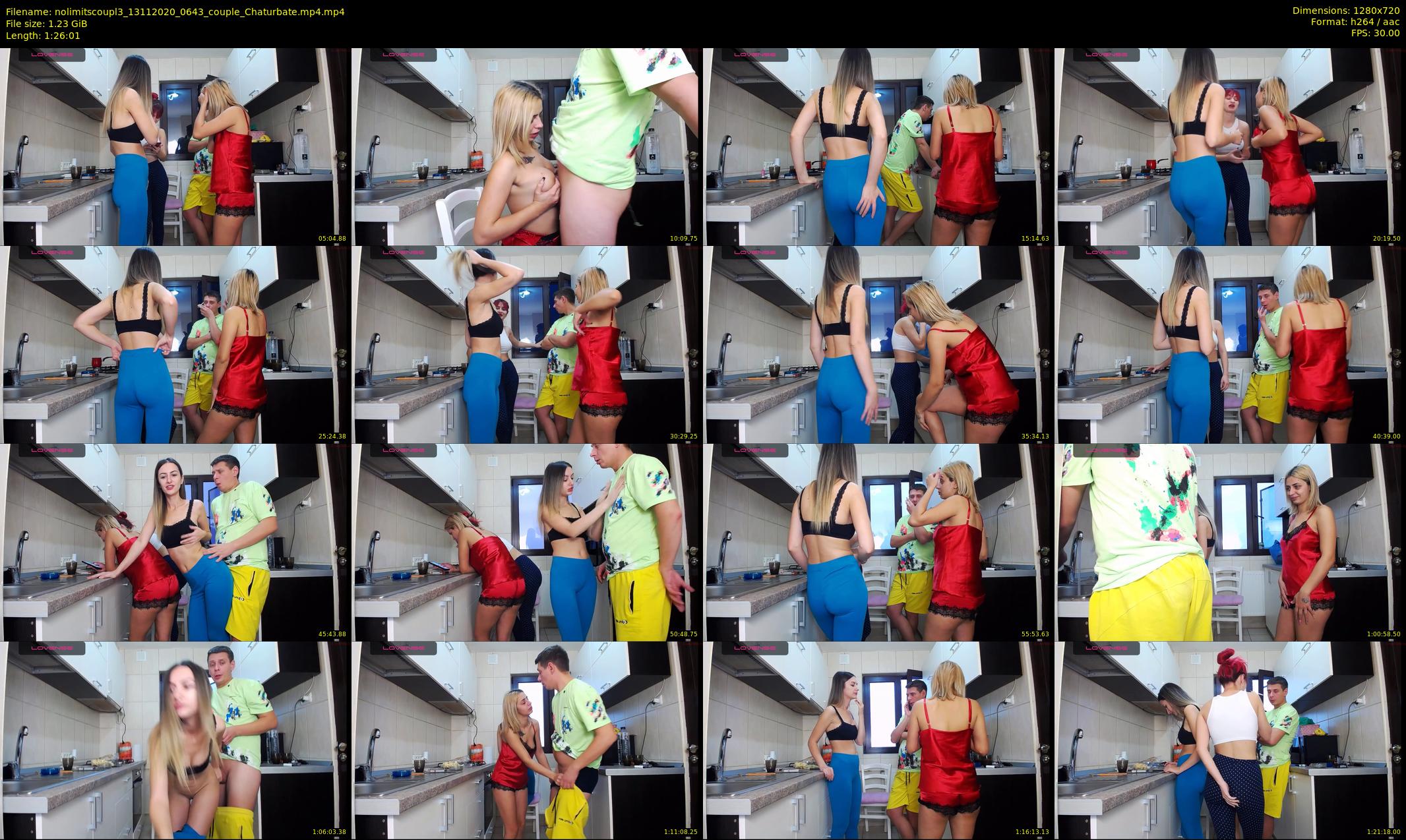 nolimitscoupl3 — 87 minute Chaturbate couple cam show recording, 720p, Nov 13, 2020