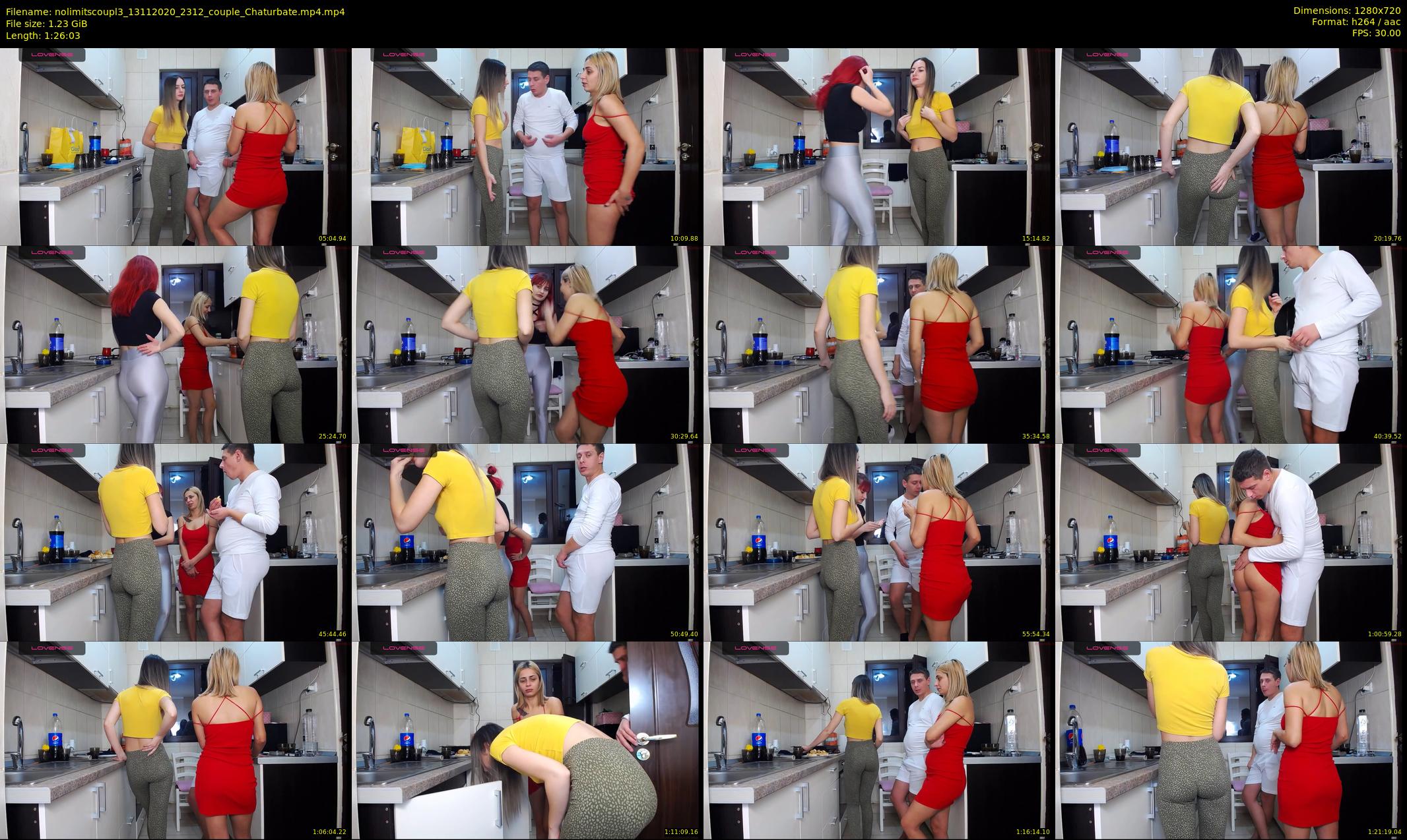 nolimitscoupl3 — 87 minute Chaturbate couple cam show recording, 720p, Nov 13, 2020