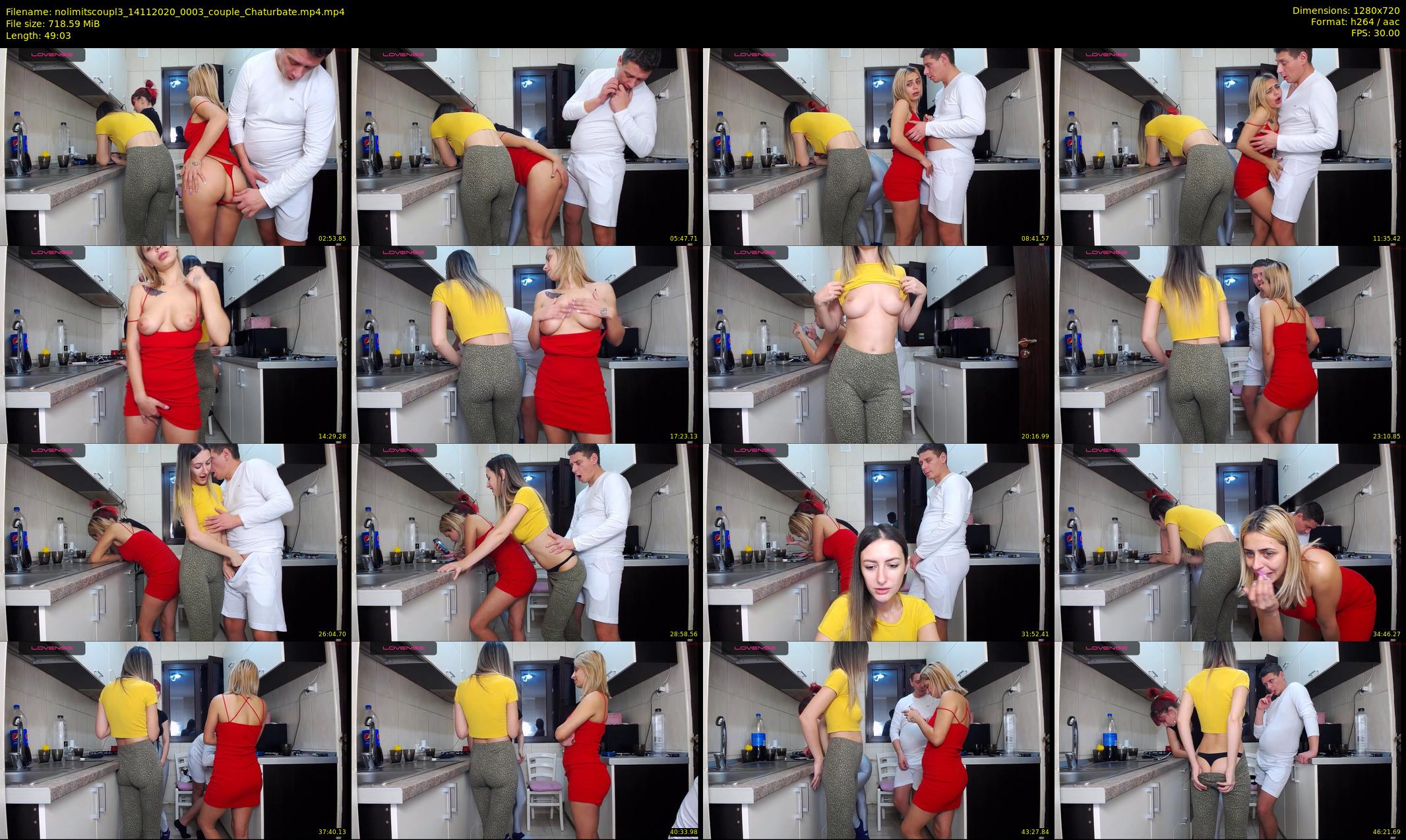 nolimitscoupl3 — 50 minute Chaturbate couple cam show recording, 720p, Nov 14, 2020