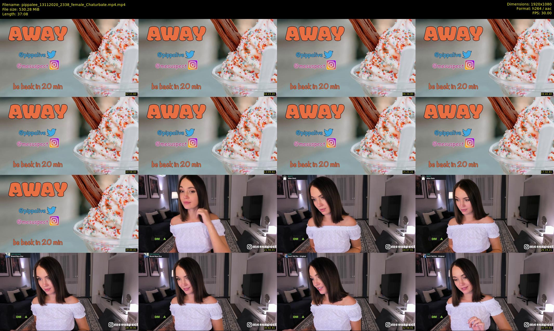 pippalee — 38 minute Chaturbate female cam show recording, 1080p, Nov 13, 2020